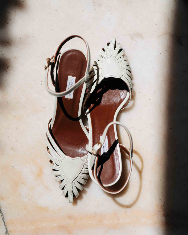Leather heels