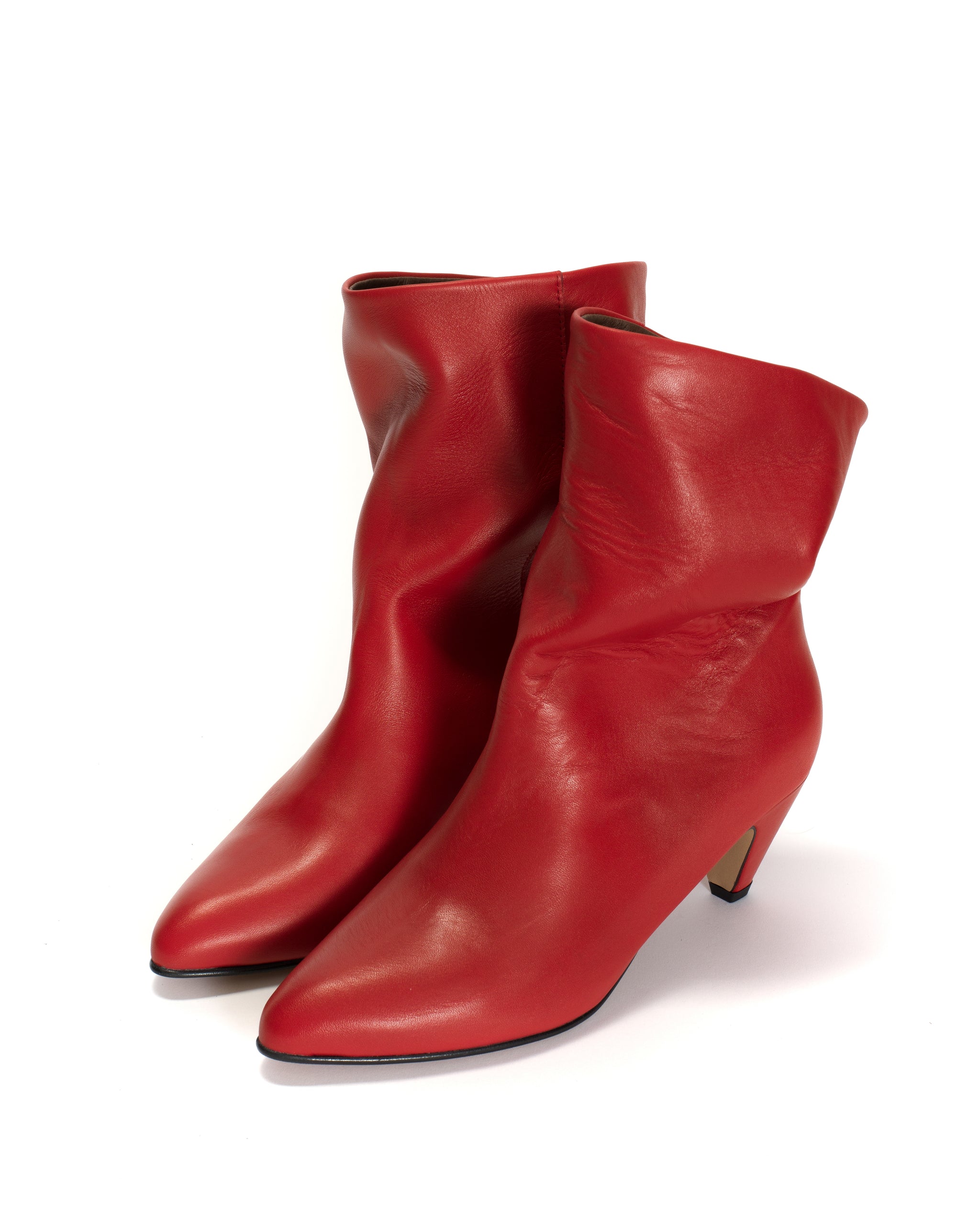 Vully 50 stiletto Soft calf Ruby red - Anonymous Copenhagen