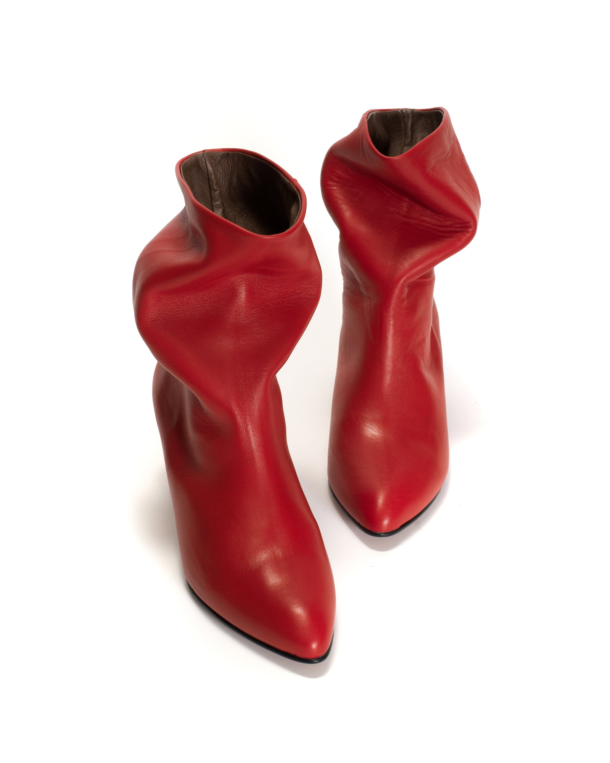 Vully 50 stiletto Soft calf Ruby red - Anonymous Copenhagen