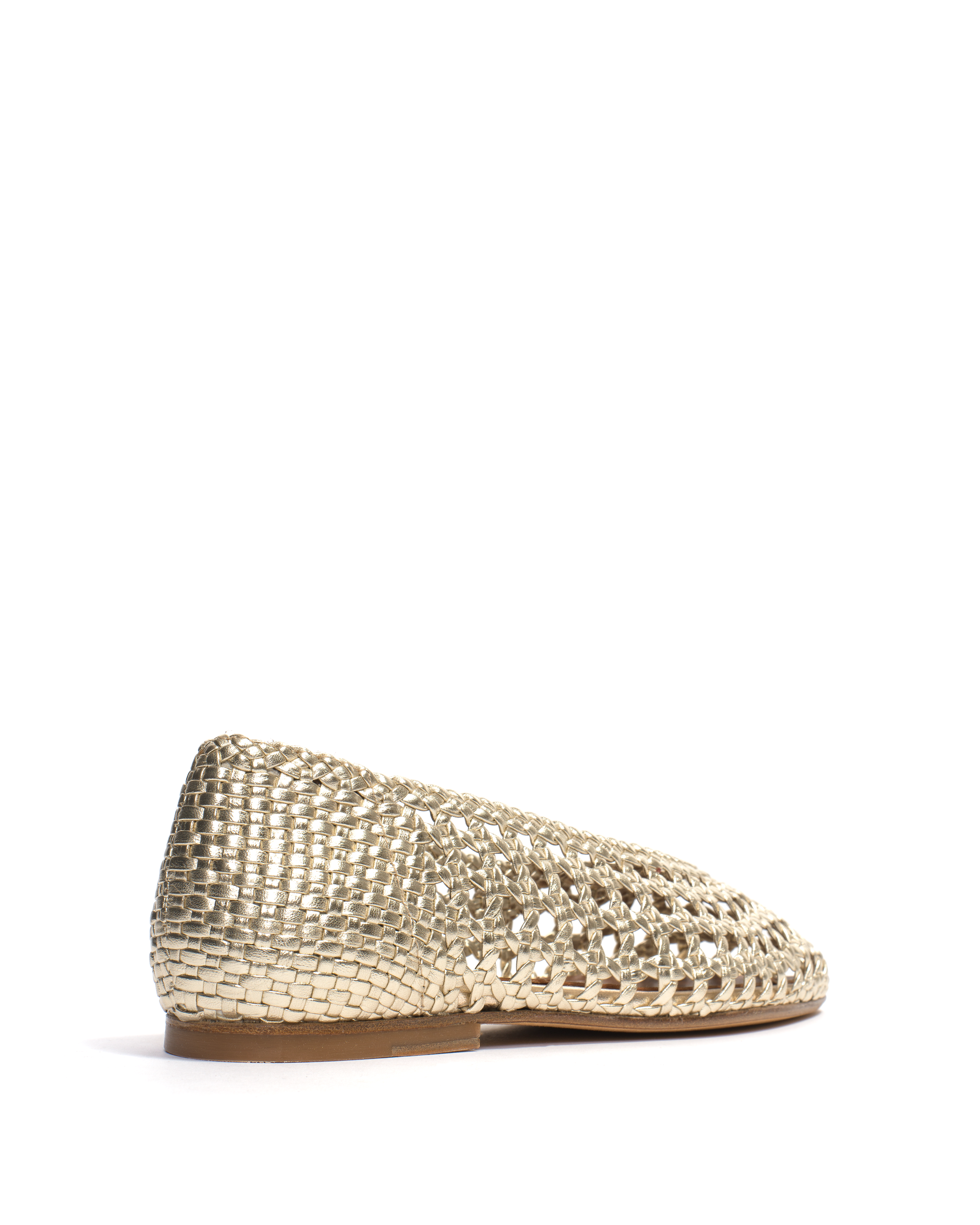 Sessi 10 hand-braided Hand-braided leather Champagne
