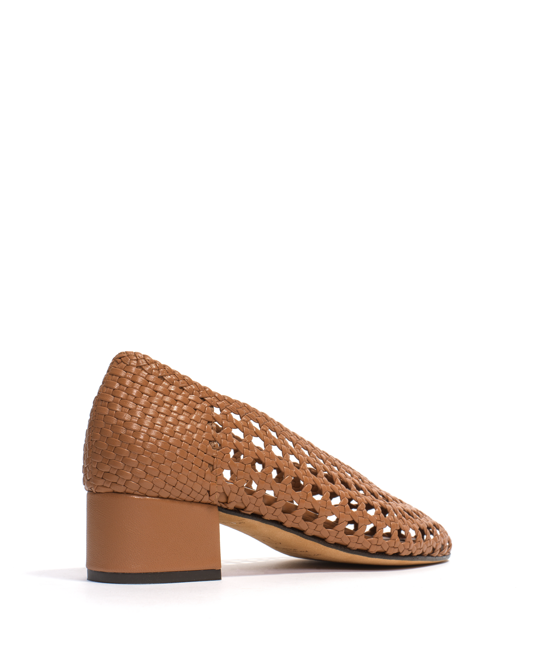Sessi 40 Hand-braided leather Caramel - Anonymous Copenhagen