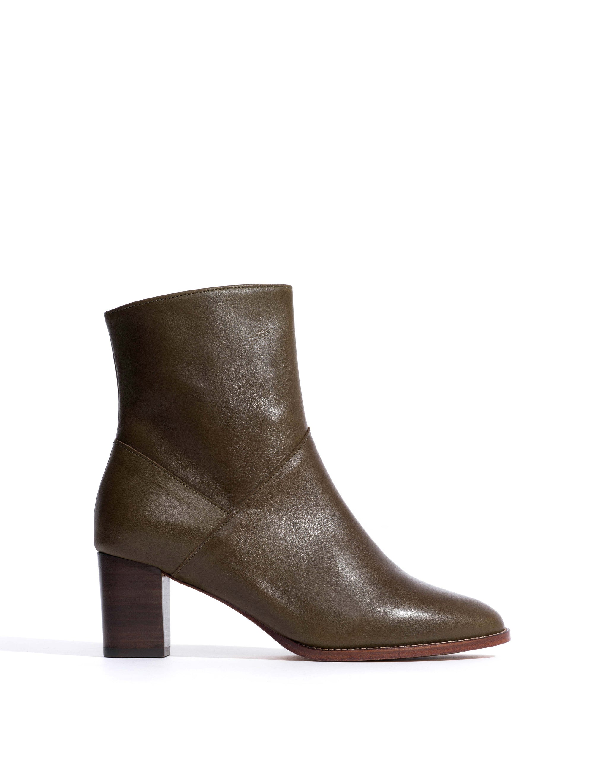 Cashmay 55 Vegetal soft calf Forrest green - Anonymous Copenhagen Ankle boots