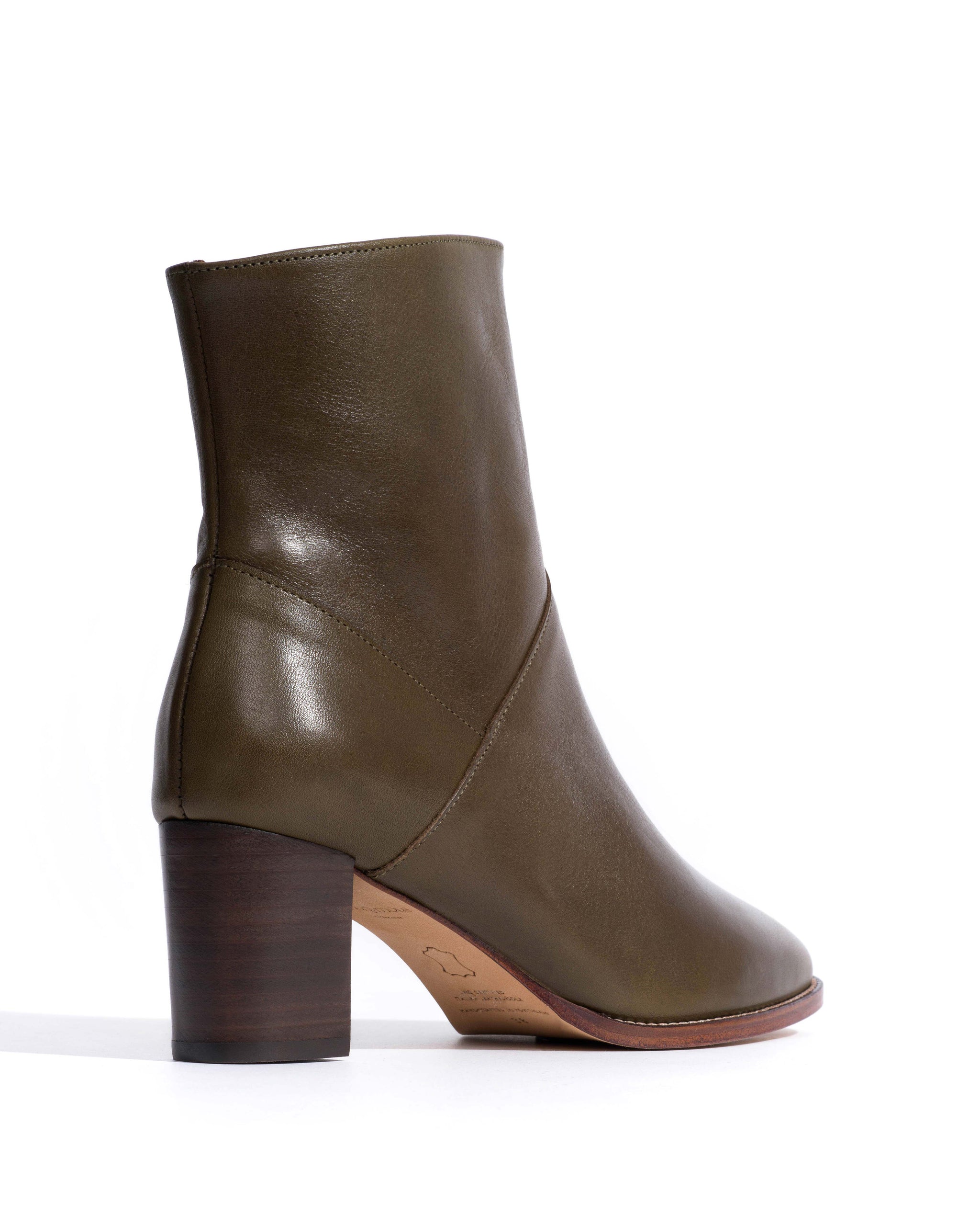 Cashmay 55 Vegetal soft calf Forrest green - Anonymous Copenhagen Ankle boots