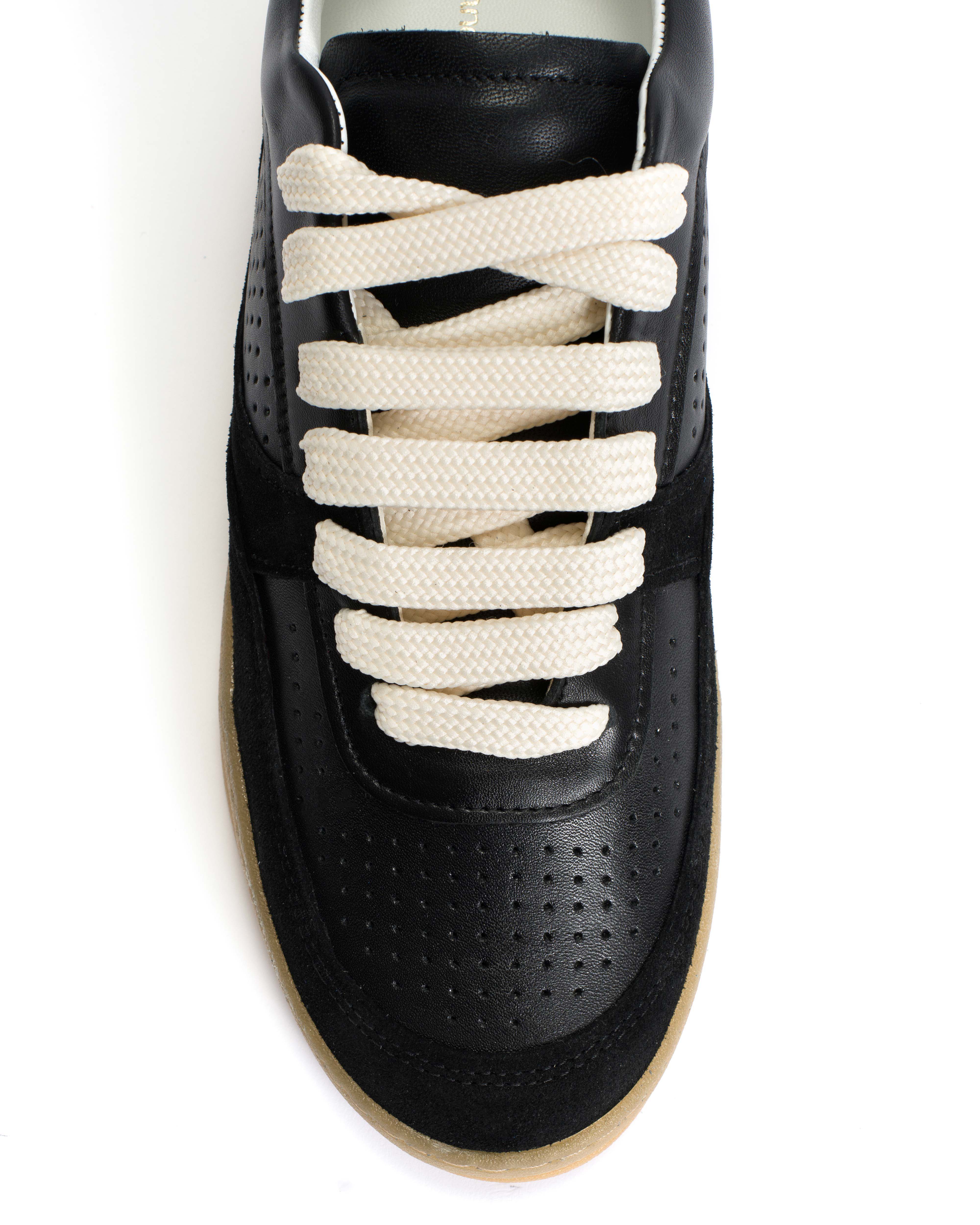 Elevate Calf suede & sleek leather leather Black