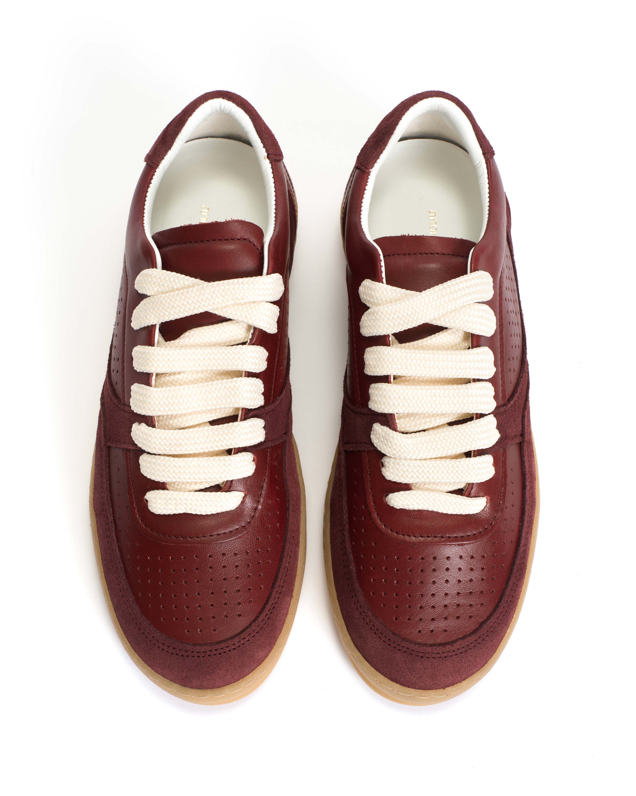 Elevate Soft calf & suede leather Pomegranate - Anonymous Copenhagen