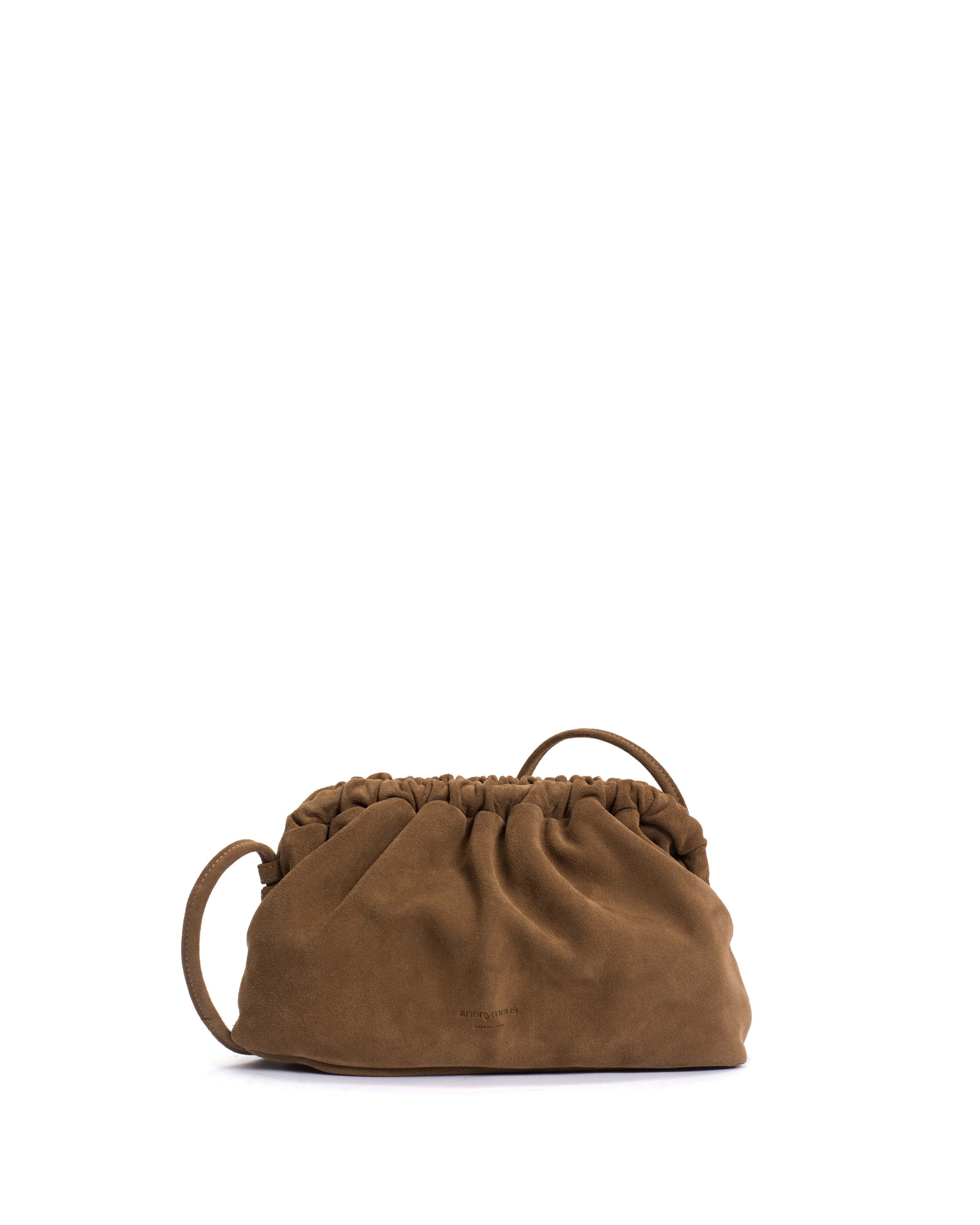 Hally grand cloud bag Calf suede Cinnamon - Anonymous Copenhagen
