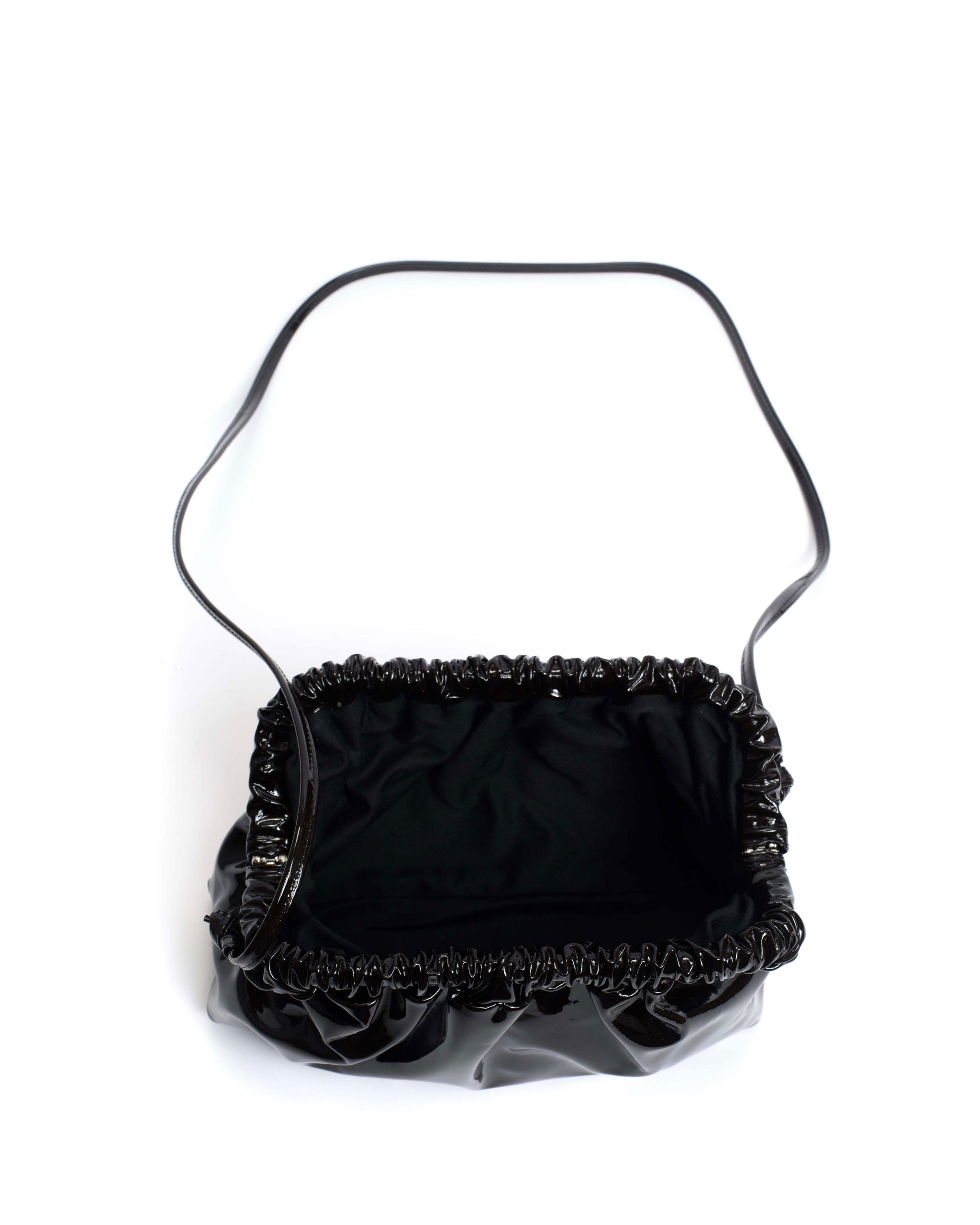 Hally grand cloud bag Polished soft calf Black - Anonymous Copenhagen