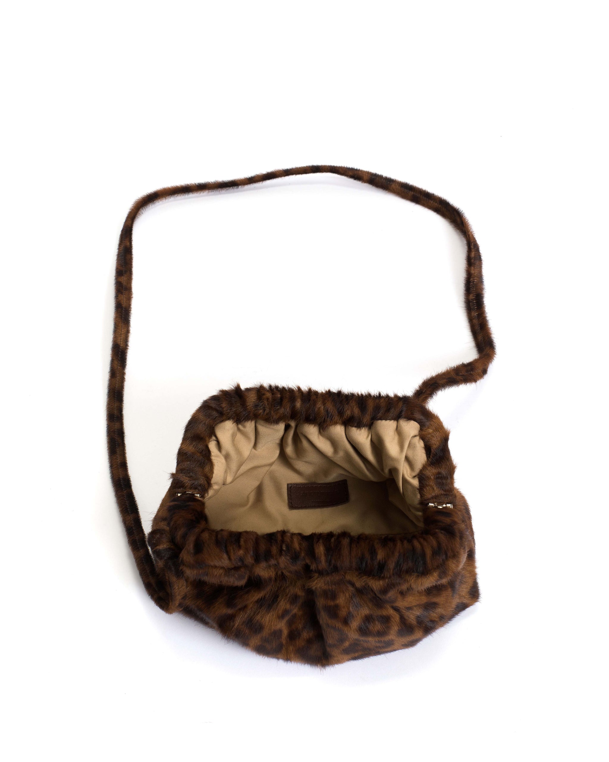 Hally petite cloud bag Calf hair Leopard - Anonymous Copenhagen