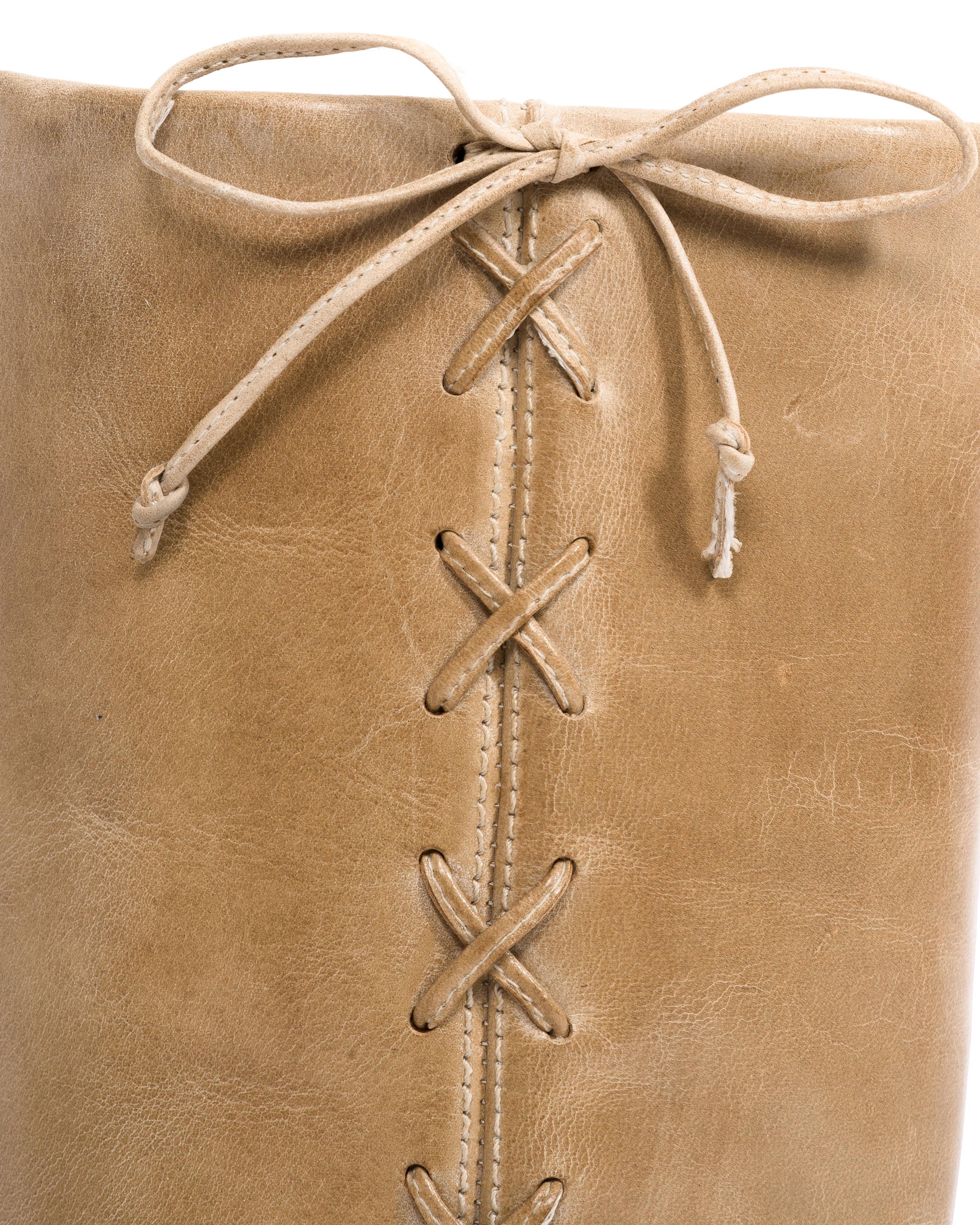 Dico Julia Laces Escovado Light Tan - Dico Copenhagen: Ankle boots