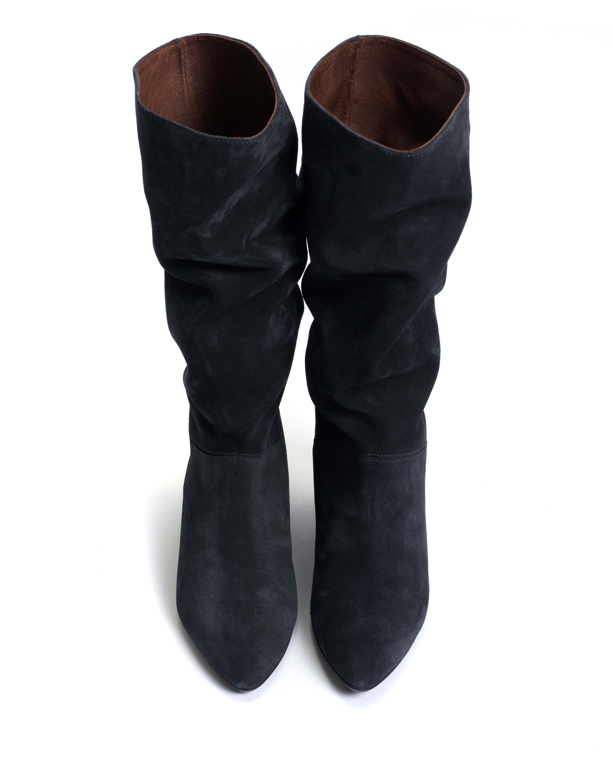 Jasmina 20 Calf suede & sleek leather Dark blue - Anonymous Copenhagen