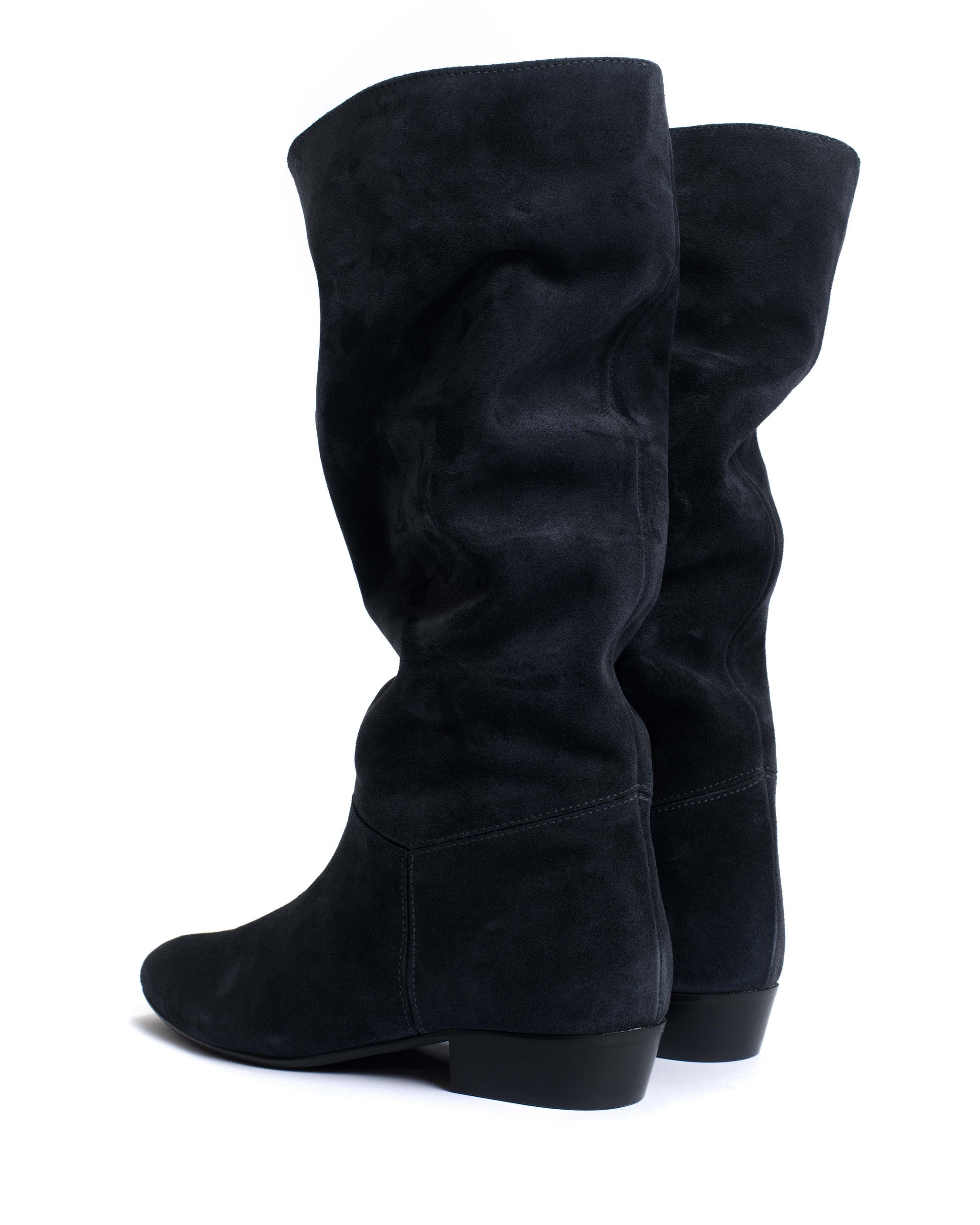 Jasmina 20 Calf suede & sleek leather Dark blue - Anonymous Copenhagen
