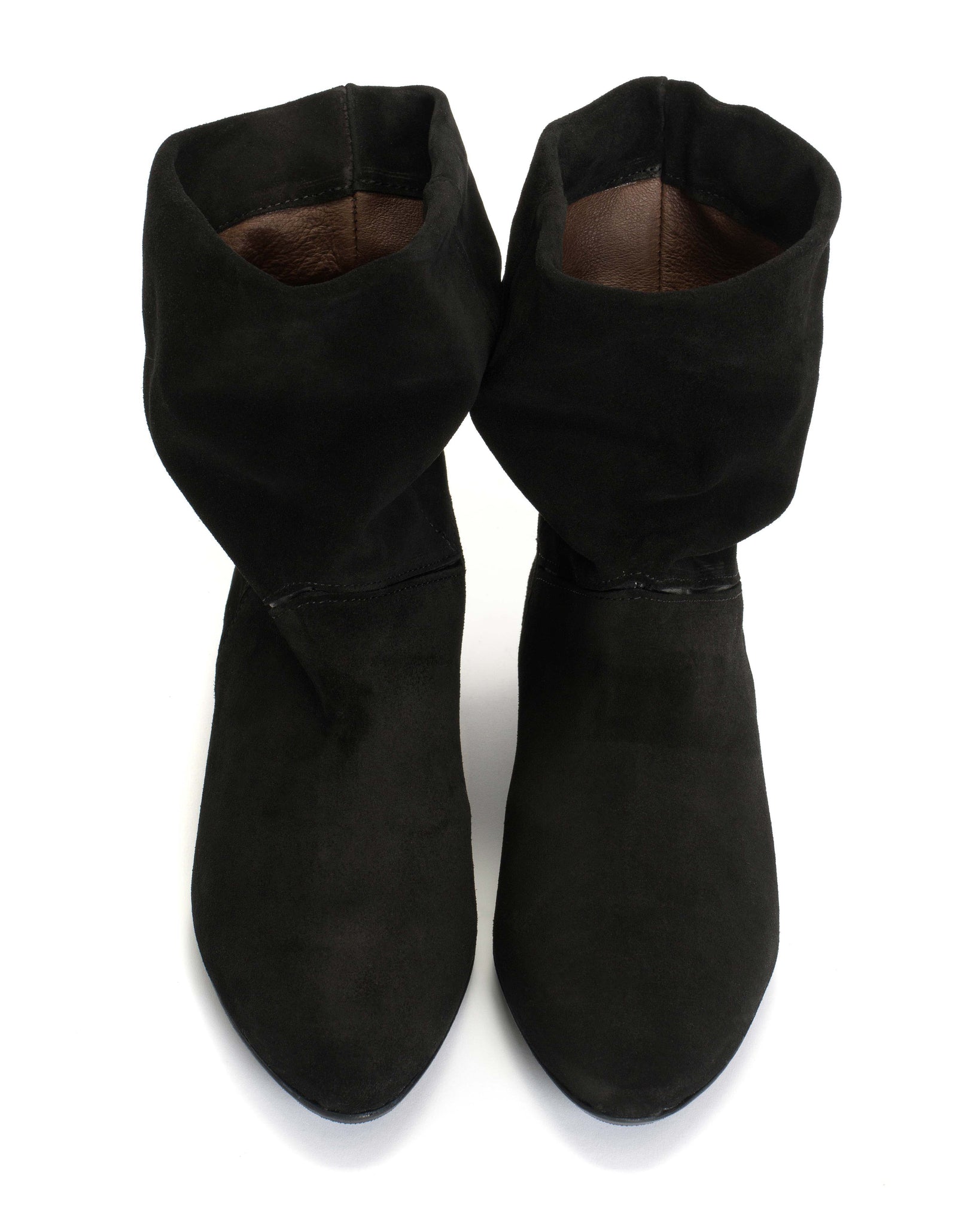 Jassi 20 Calf suede & sleek leather Black - Anonymous Copenhagen