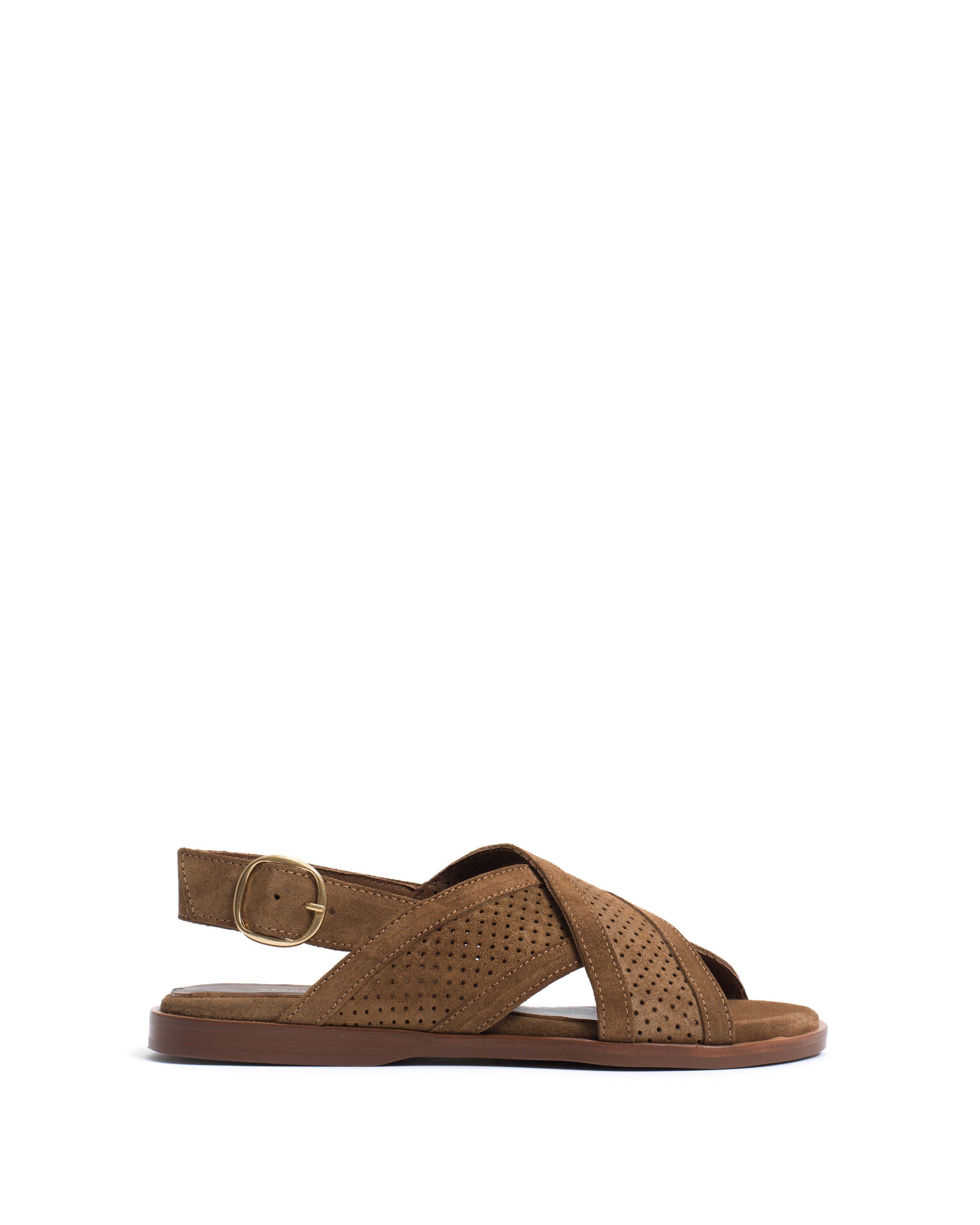 Leila 10 classic Calf suede Cinnamon - Anonymous Copenhagen