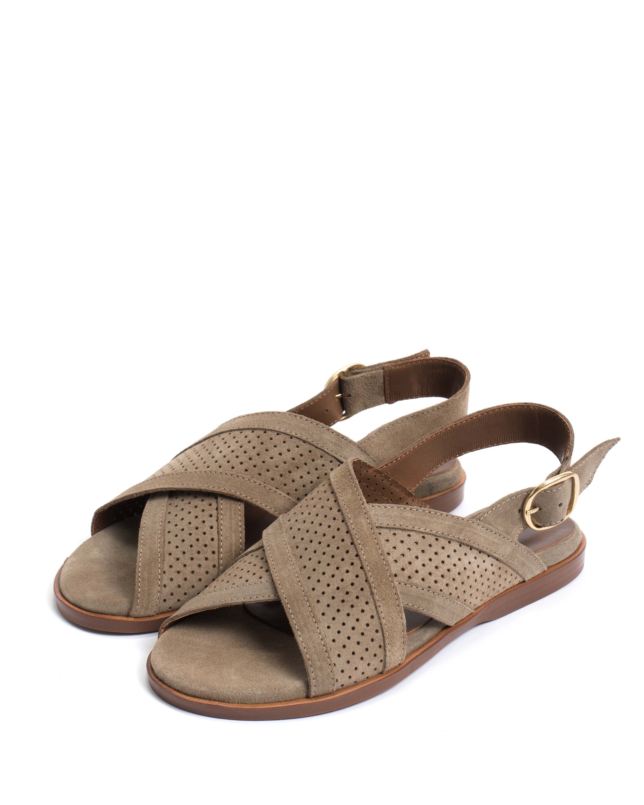 Leila 10 classic Calf suede Mushroom - Anonymous Copenhagen