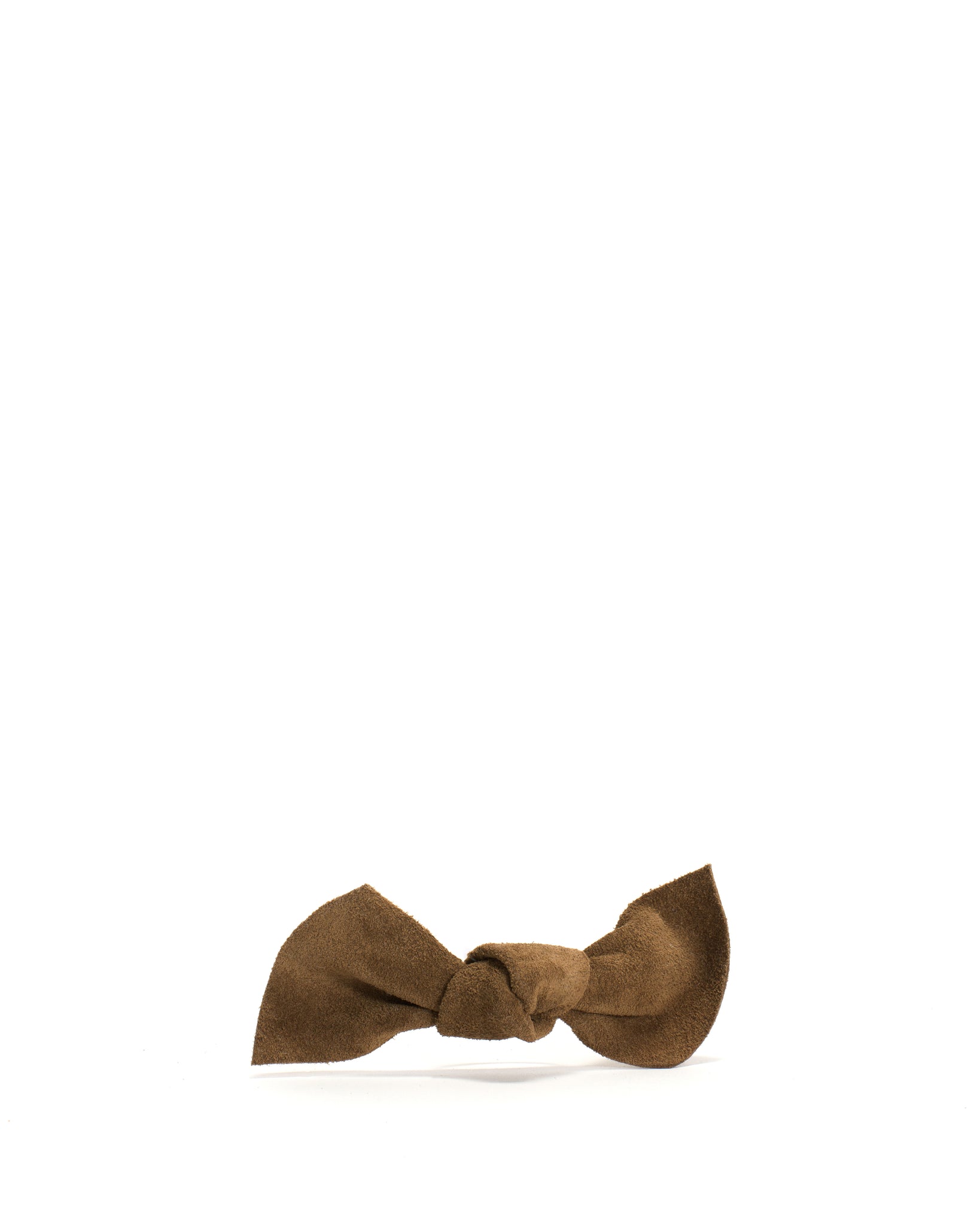 Linnie hair elastic grand bow Calf suede Cinnamon - Anonymous Copenhagen