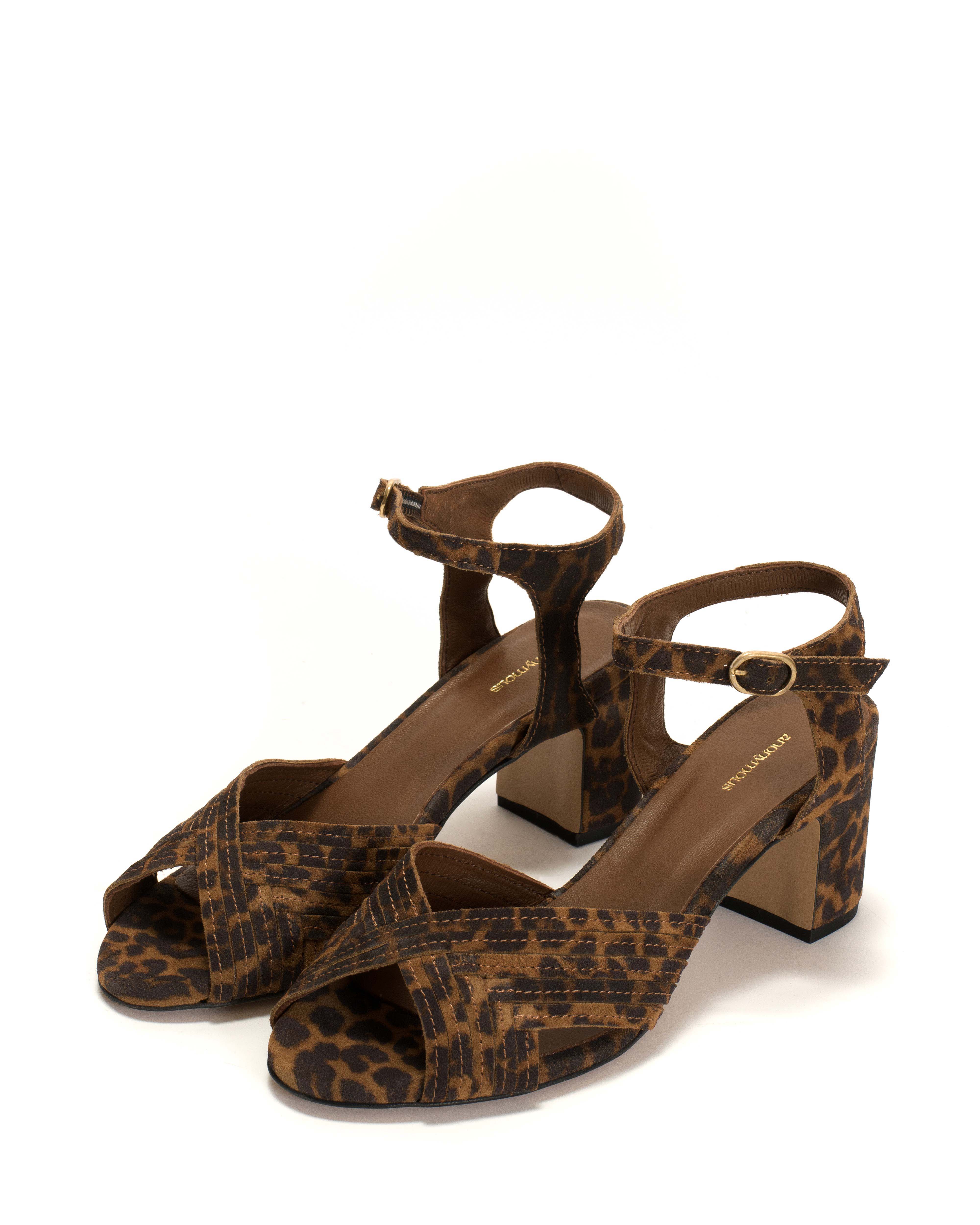 Niabi 50 Calf suede print Leopard