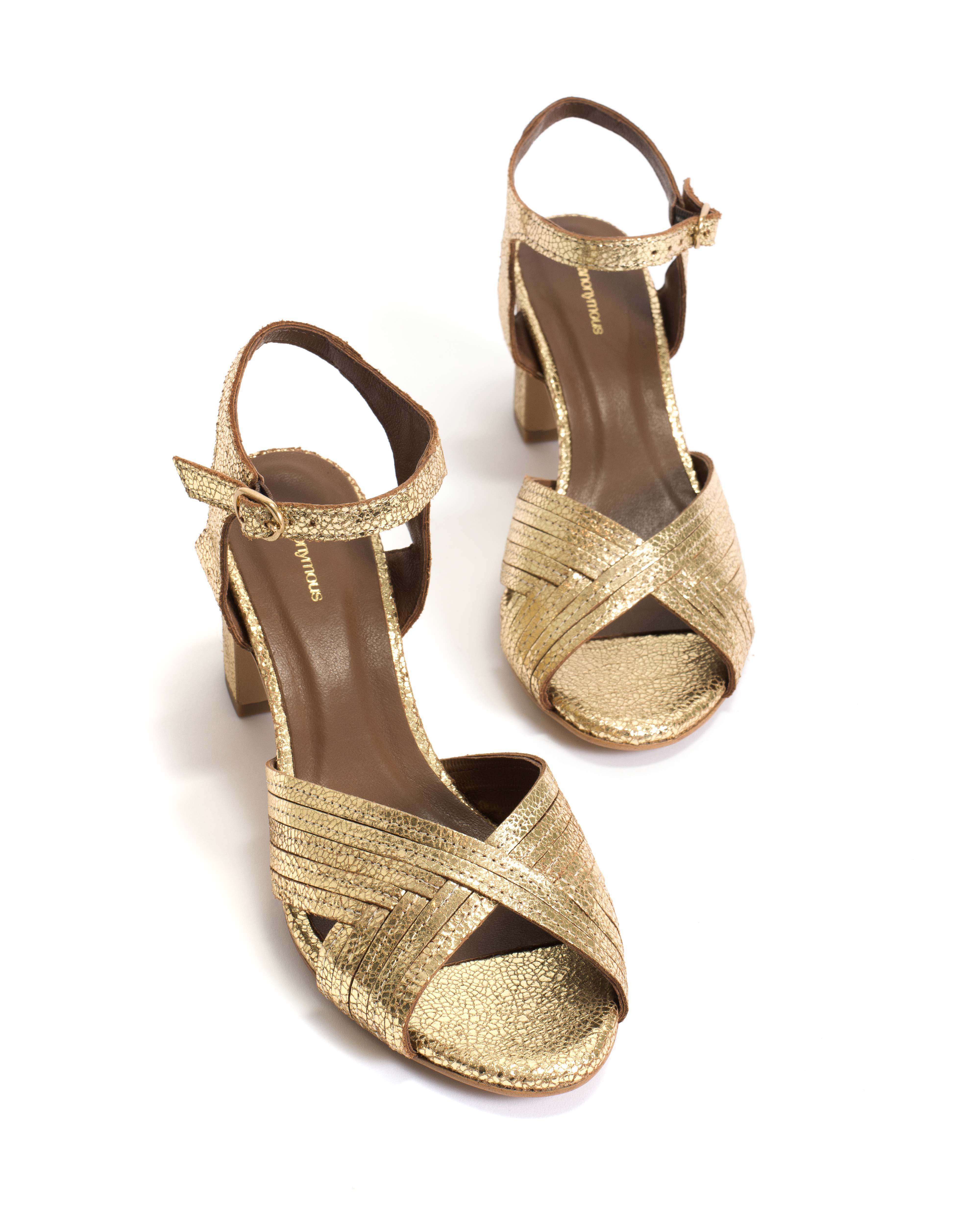 Niabi 50 Crackled metallic goat Gold