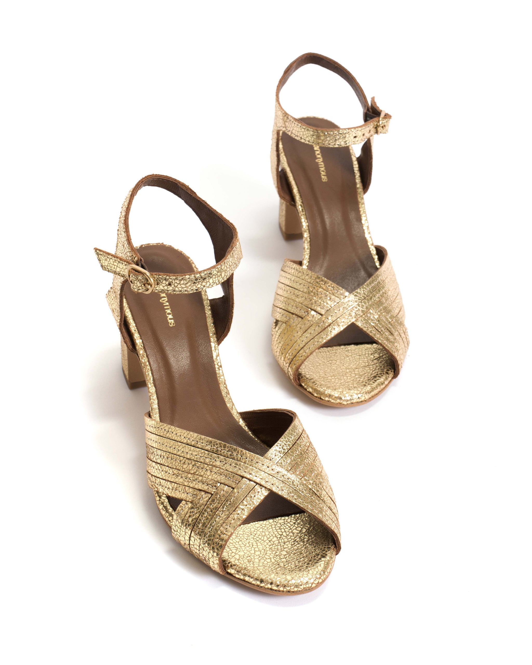 Niabi 50 Crackled metallic goat Gold - Anonymous Copenhagen