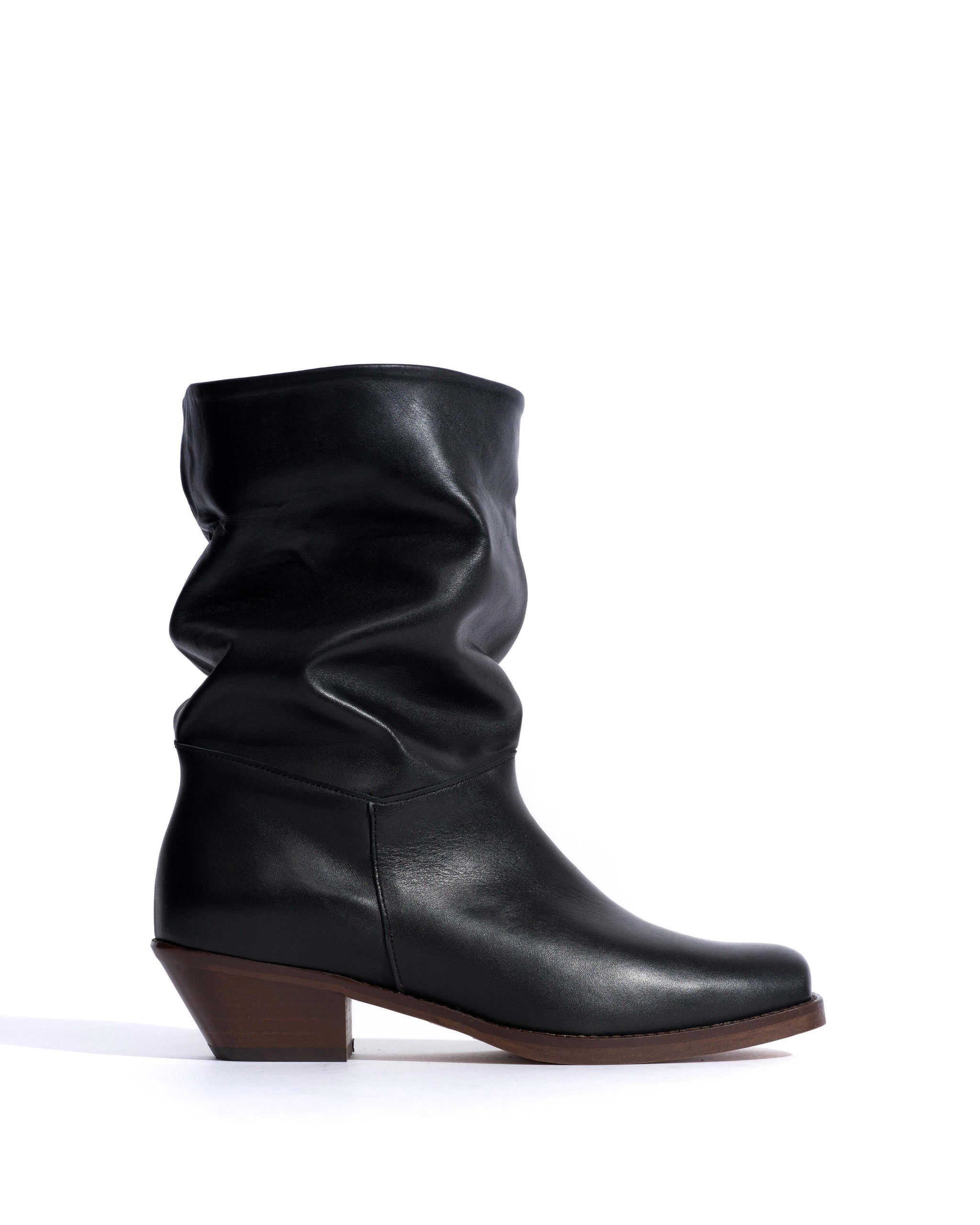 Patricia Soft calf & suede leather Black - Anonymous Copenhagen Ankle boots