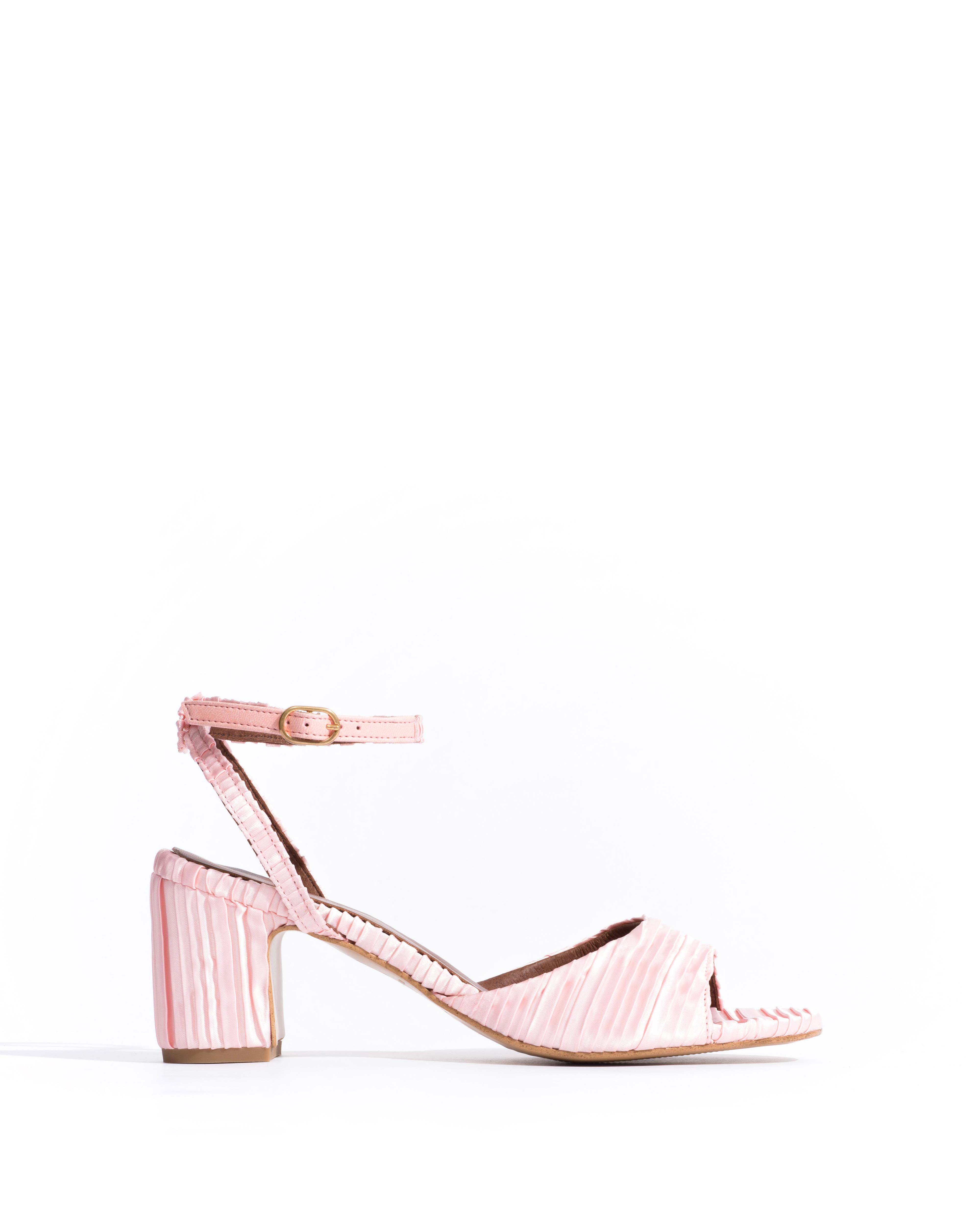 Jolie 55 Pleated satin Dreamy pink