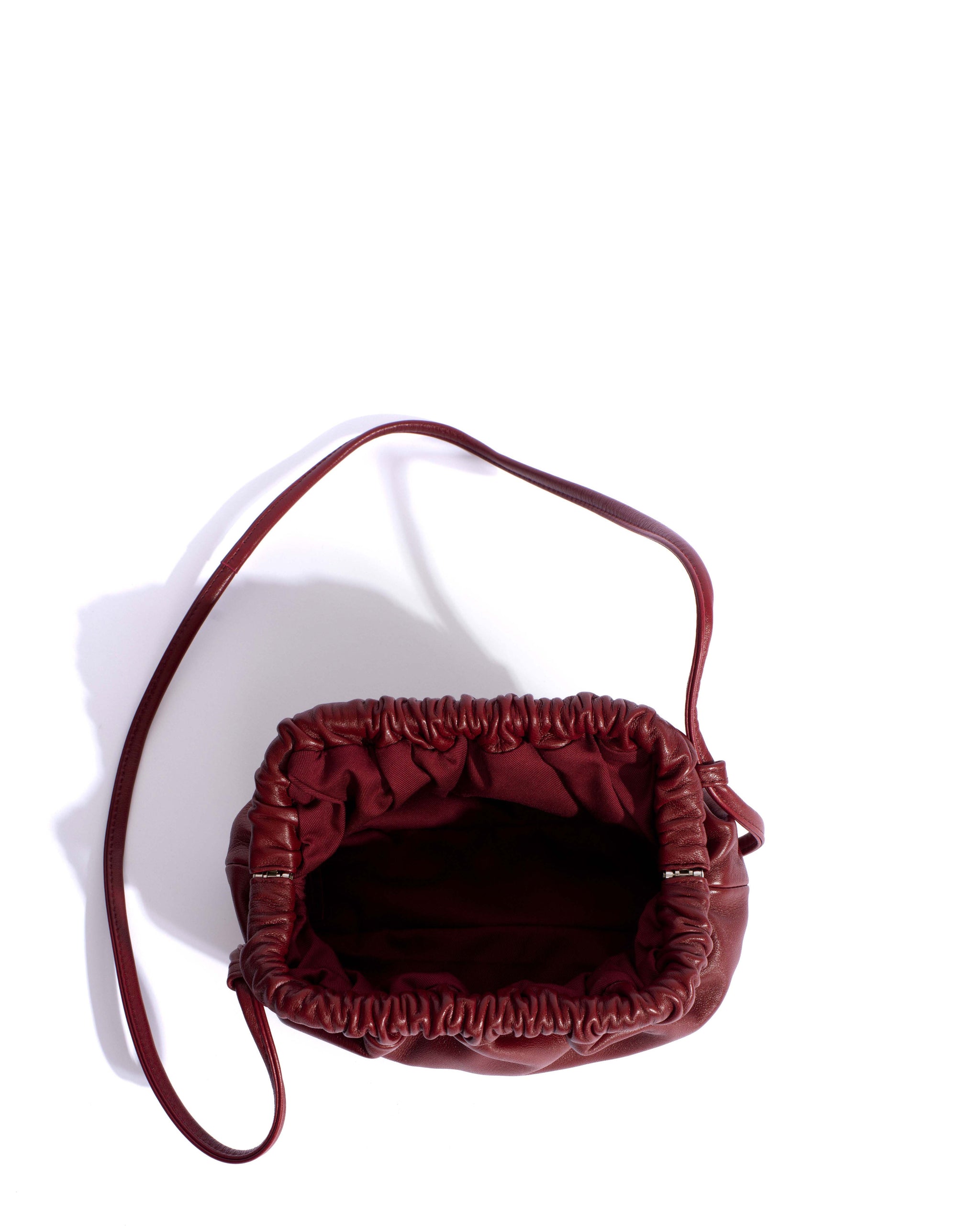 Hally petite cloud bag Shiny lamb Pomegranate - Anonymous Copenhagen Bags