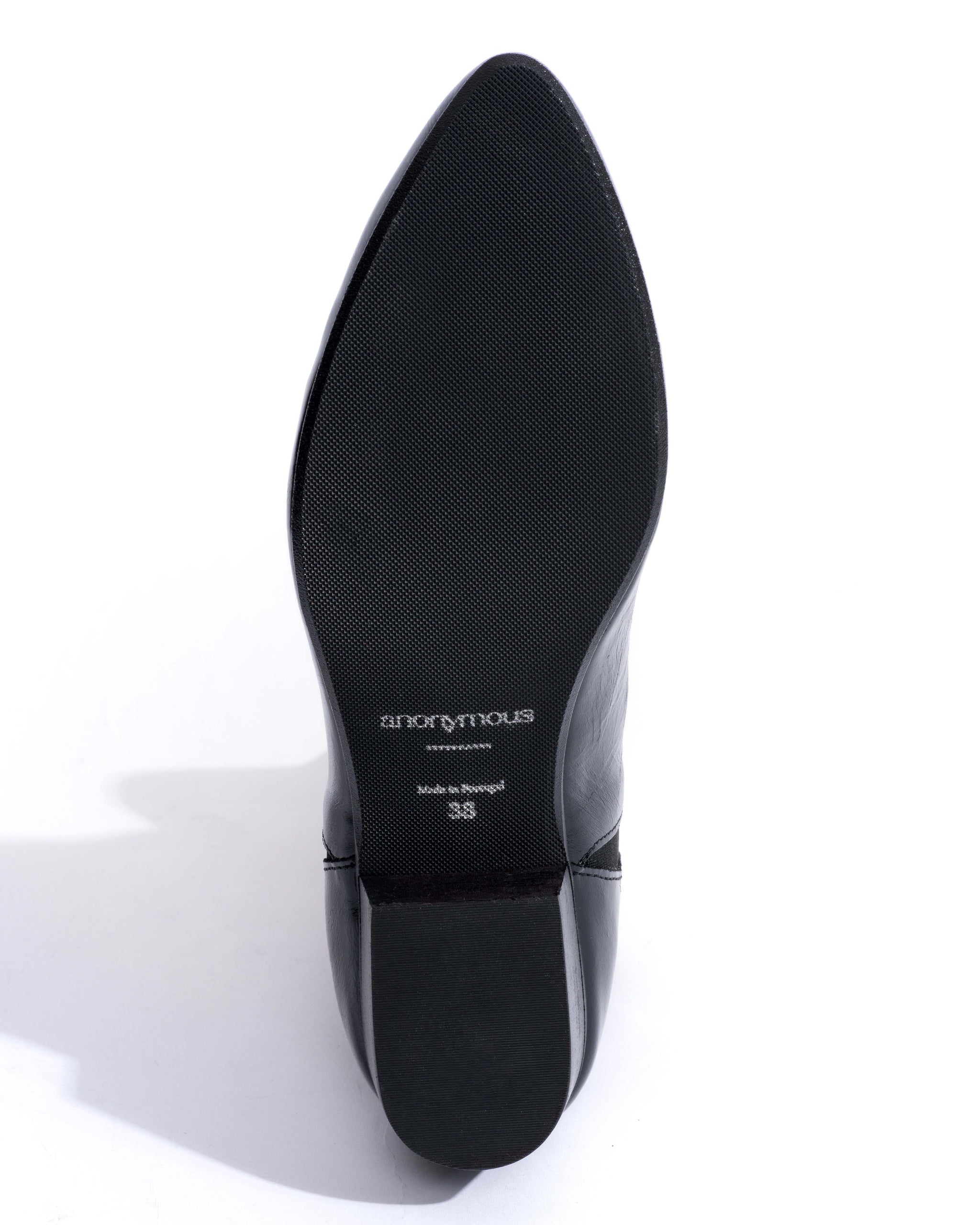 Rita Crinkled polished goat Black - Anonymous Copenhagen Ankle boots
