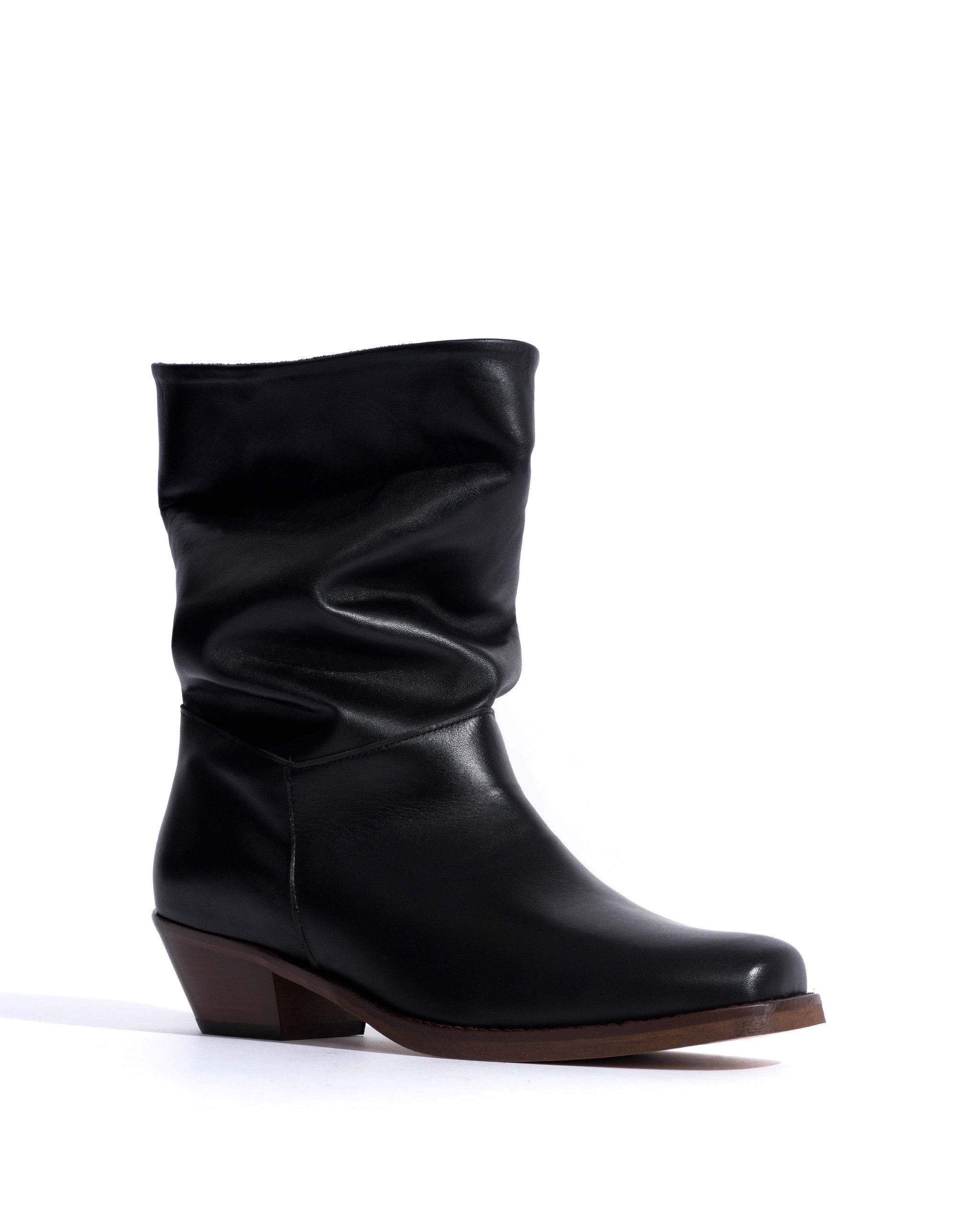 Patricia Soft calf & suede leather Black - Anonymous Copenhagen Ankle boots