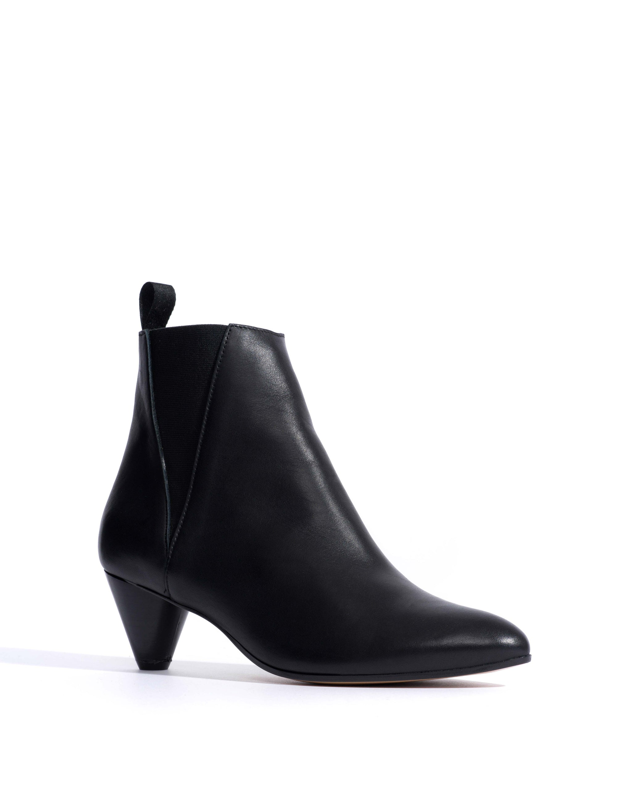 Clivia 50 cone Soft calf Black - Anonymous Copenhagen Ankle boots