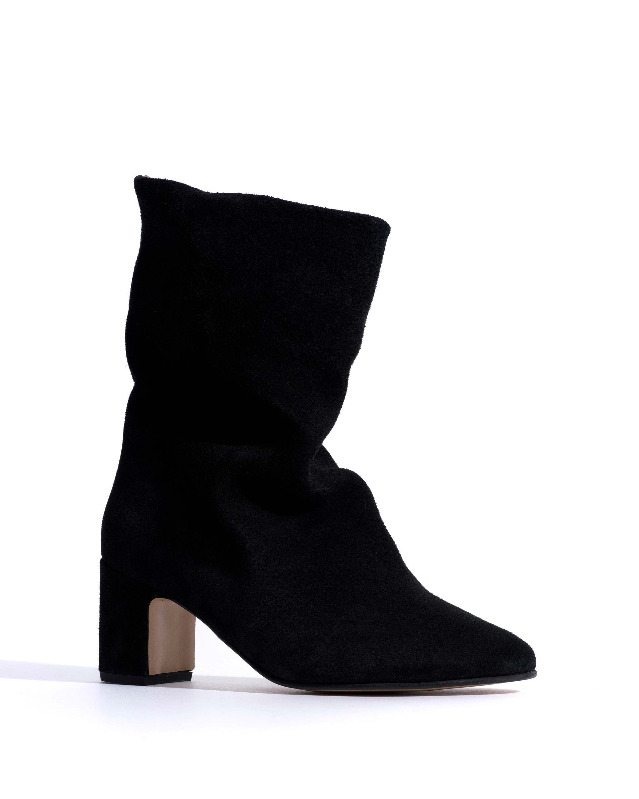 Lully 55 Calf suede Black -