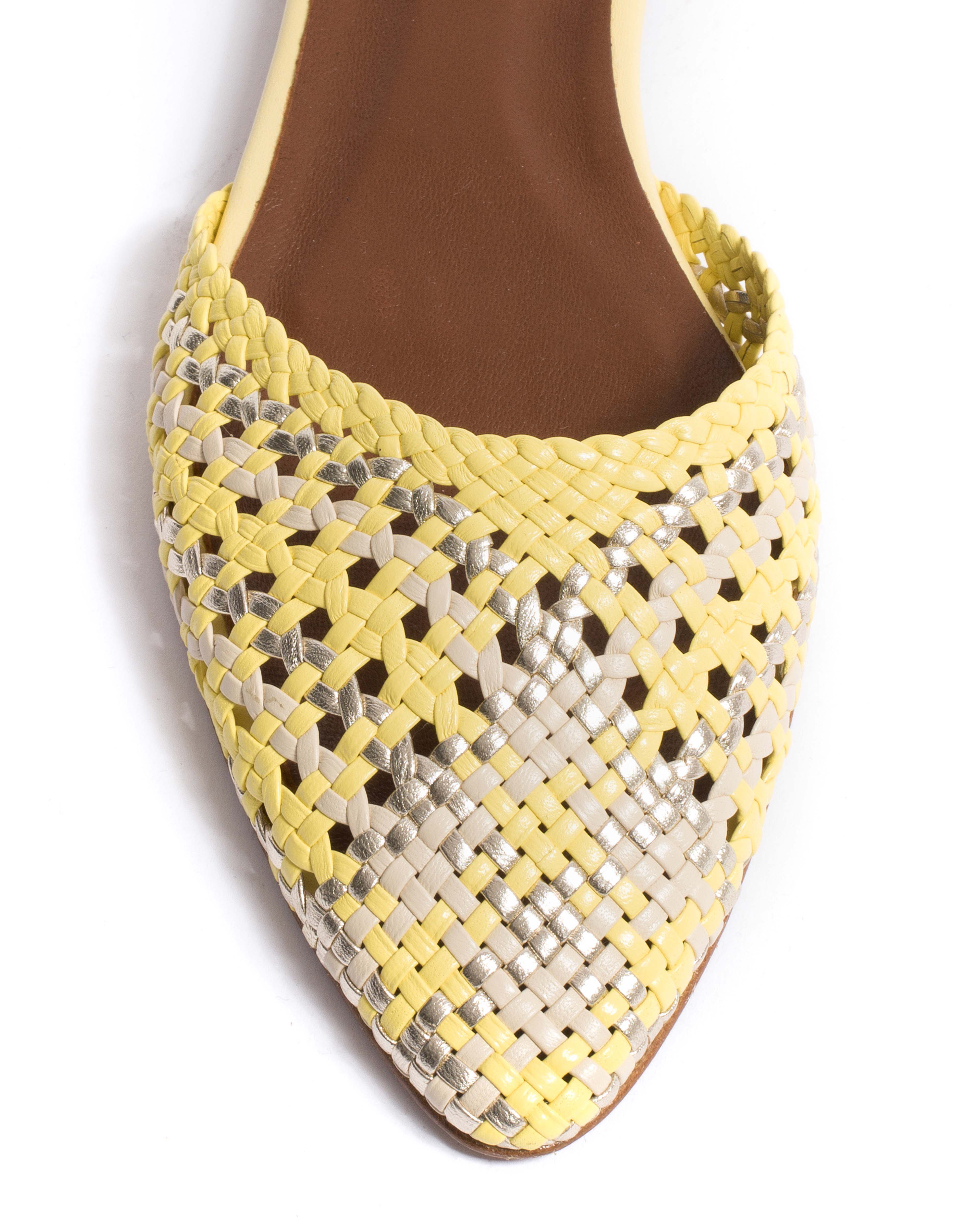 Senara 10 Hand-braided leather Pineapple ice mix