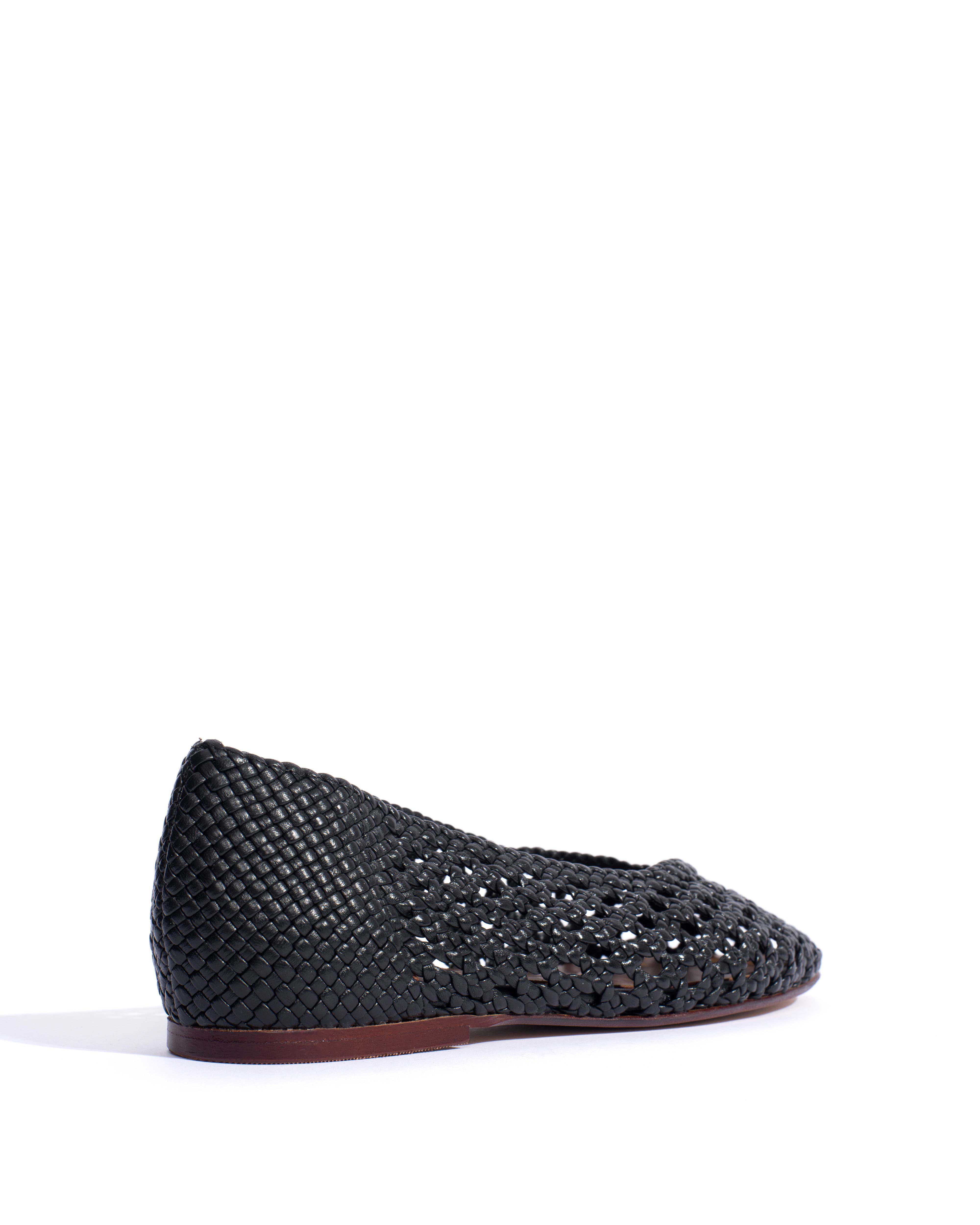 Sessi 10 hand-braided Hand-braided leather Black