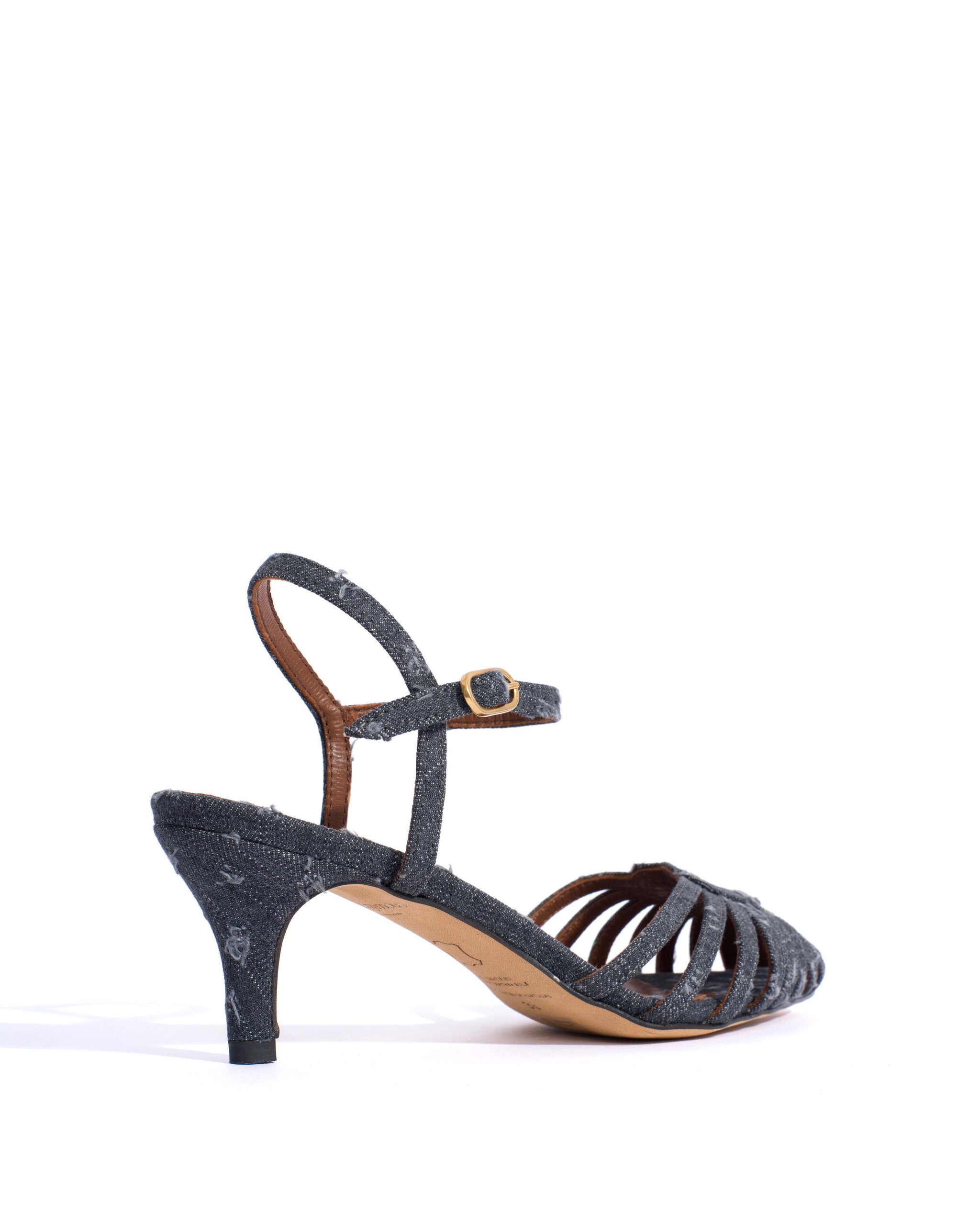 Keesha 55 Denim Distressed washed black - Anonymous Copenhagen Shoes