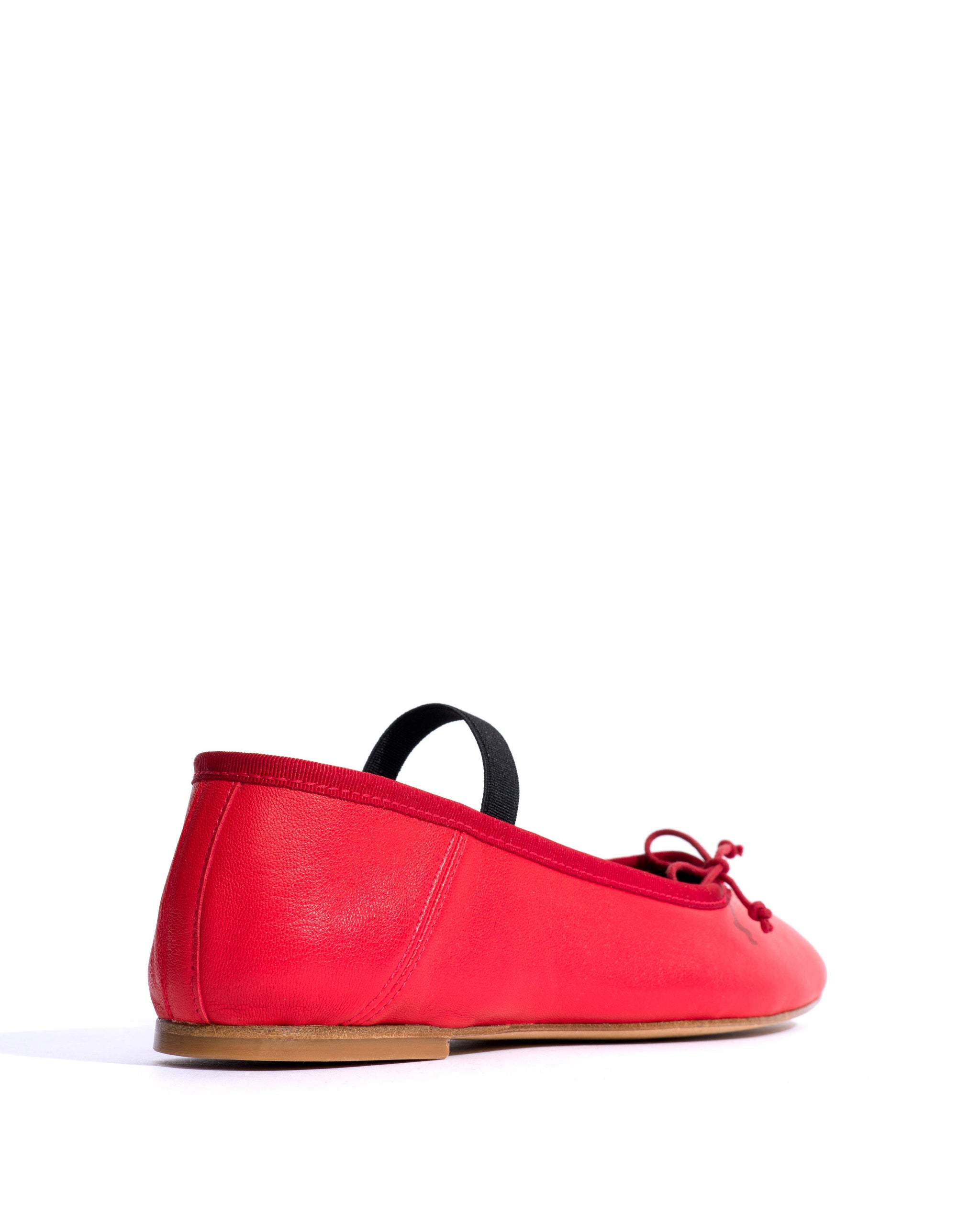 Rhina Silky lamb Ruby red - Anonymous Copenhagen Flat-loafers & ballerinas & pumps