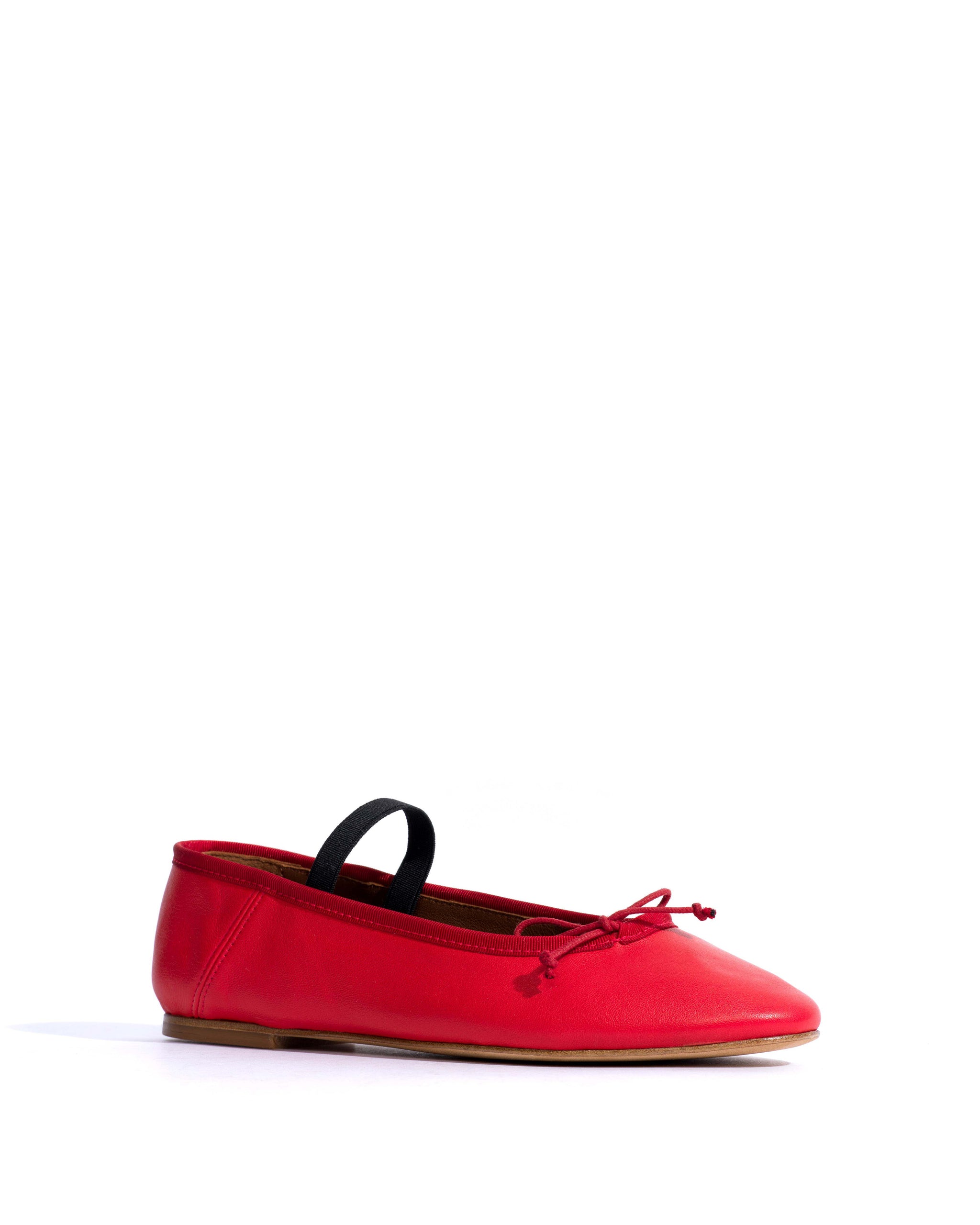 Rhina Silky lamb Ruby red - Anonymous Copenhagen Flat-loafers & ballerinas & pumps