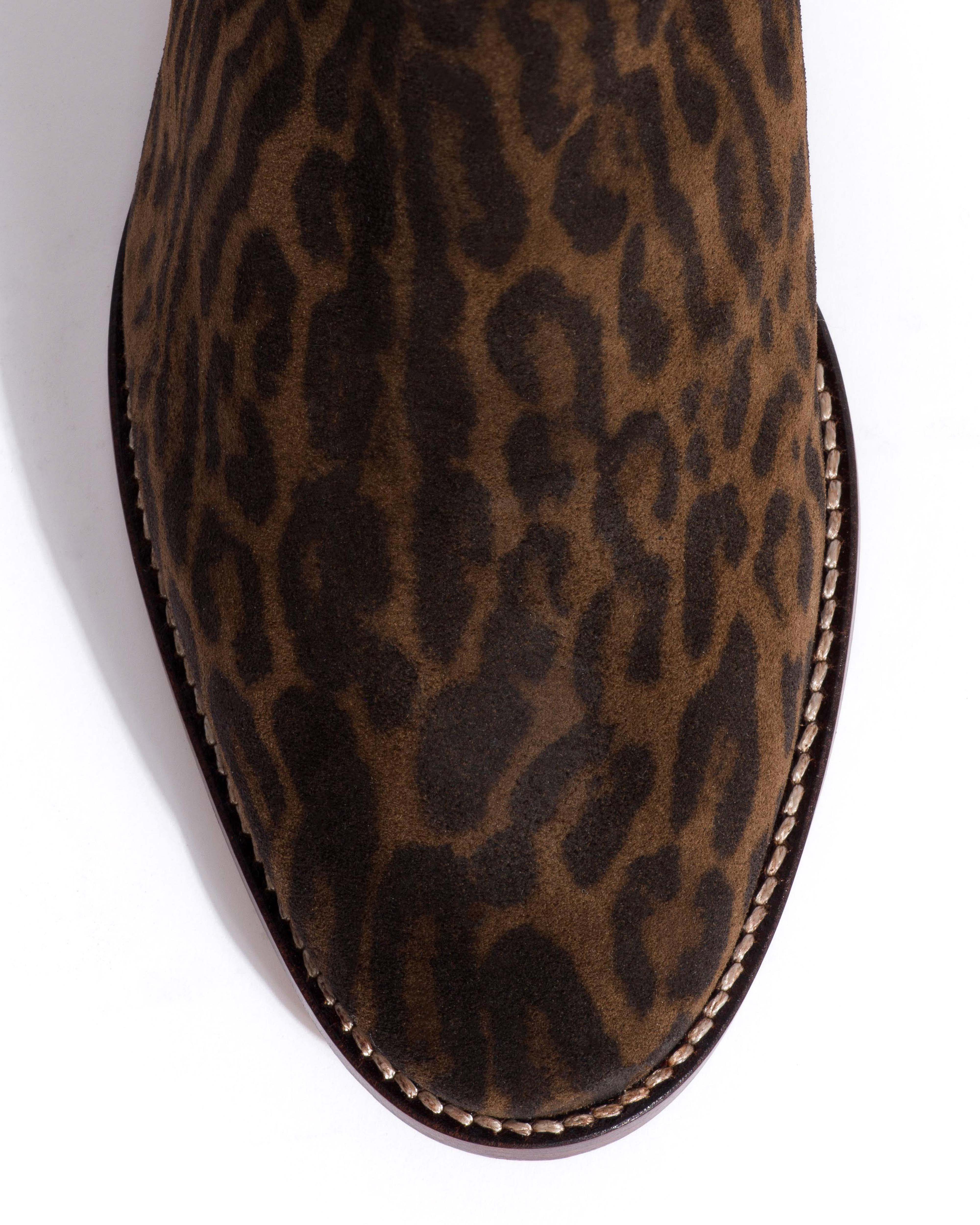 Cashmay 55 Calf suede print Jaguar