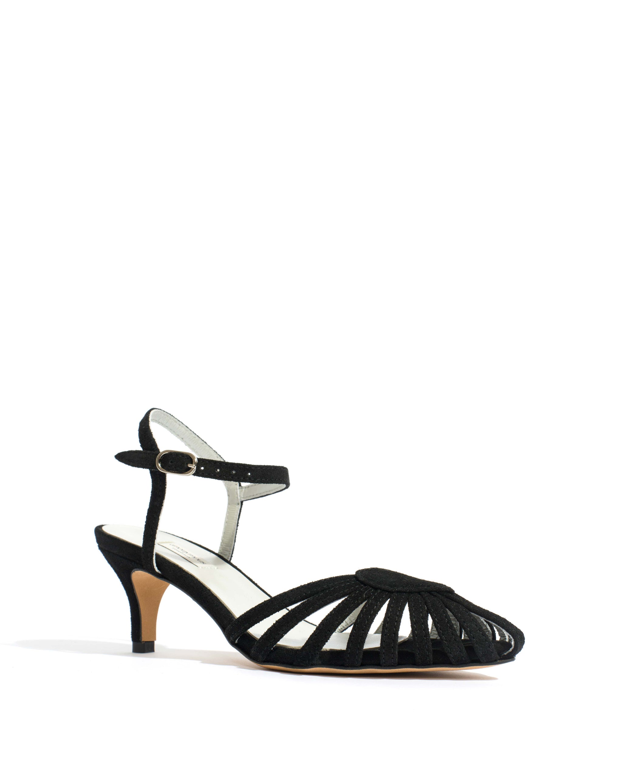 Keesha 55 Calf suede & lining Black & silver - Anonymous Copenhagen Shoes