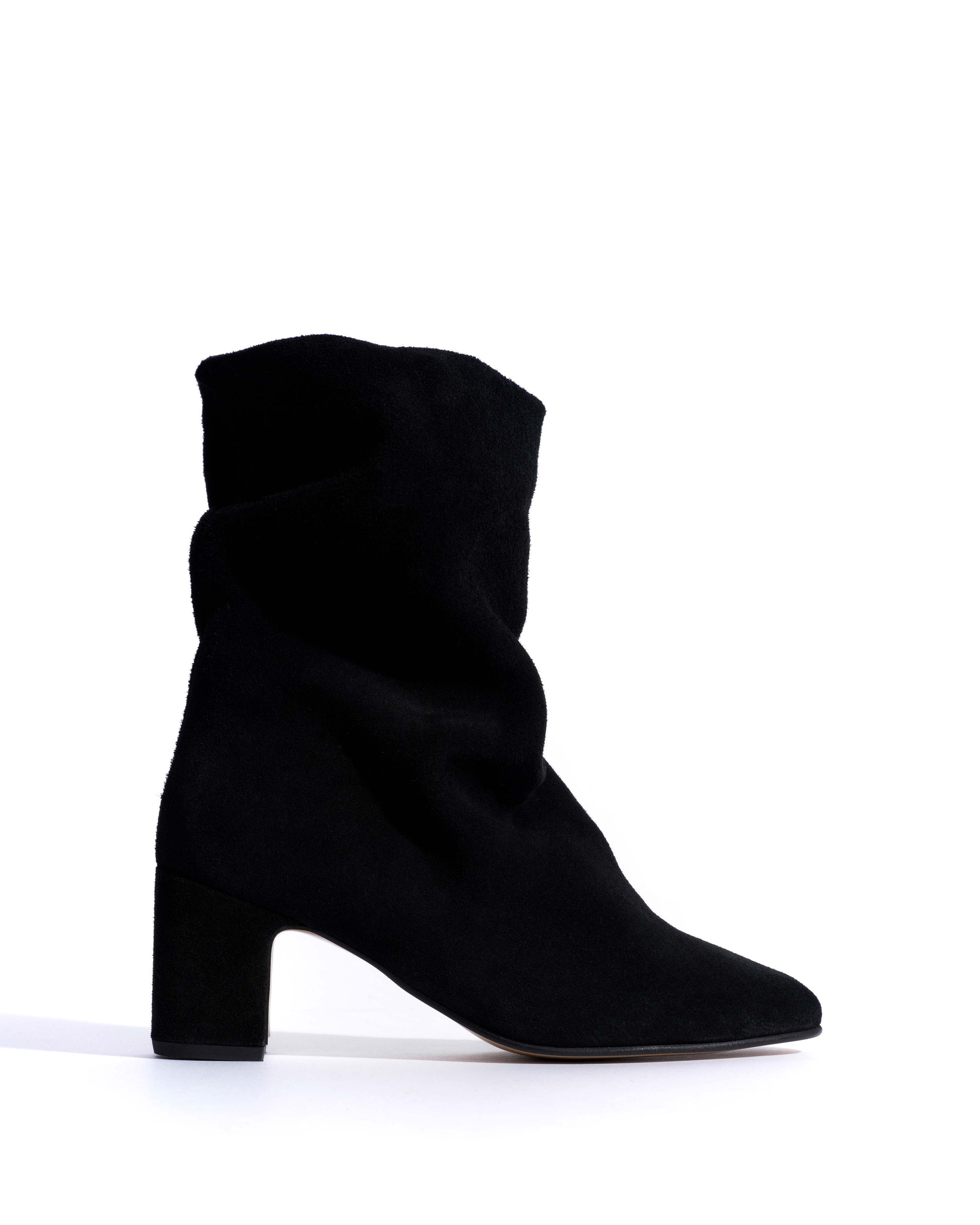 Lully 55 Calf suede Black -
