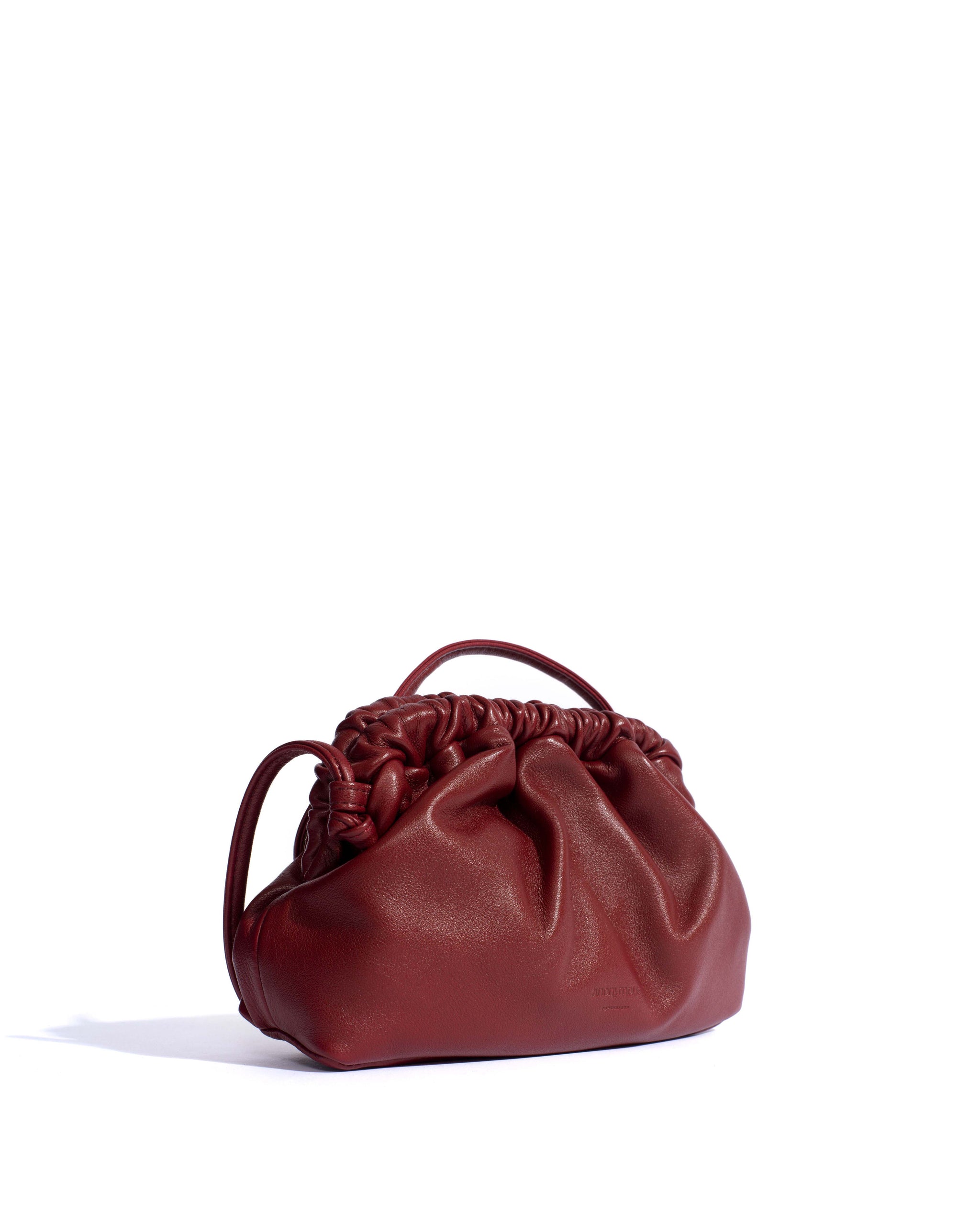 Hally petite cloud bag Shiny lamb Pomegranate - Anonymous Copenhagen Bags