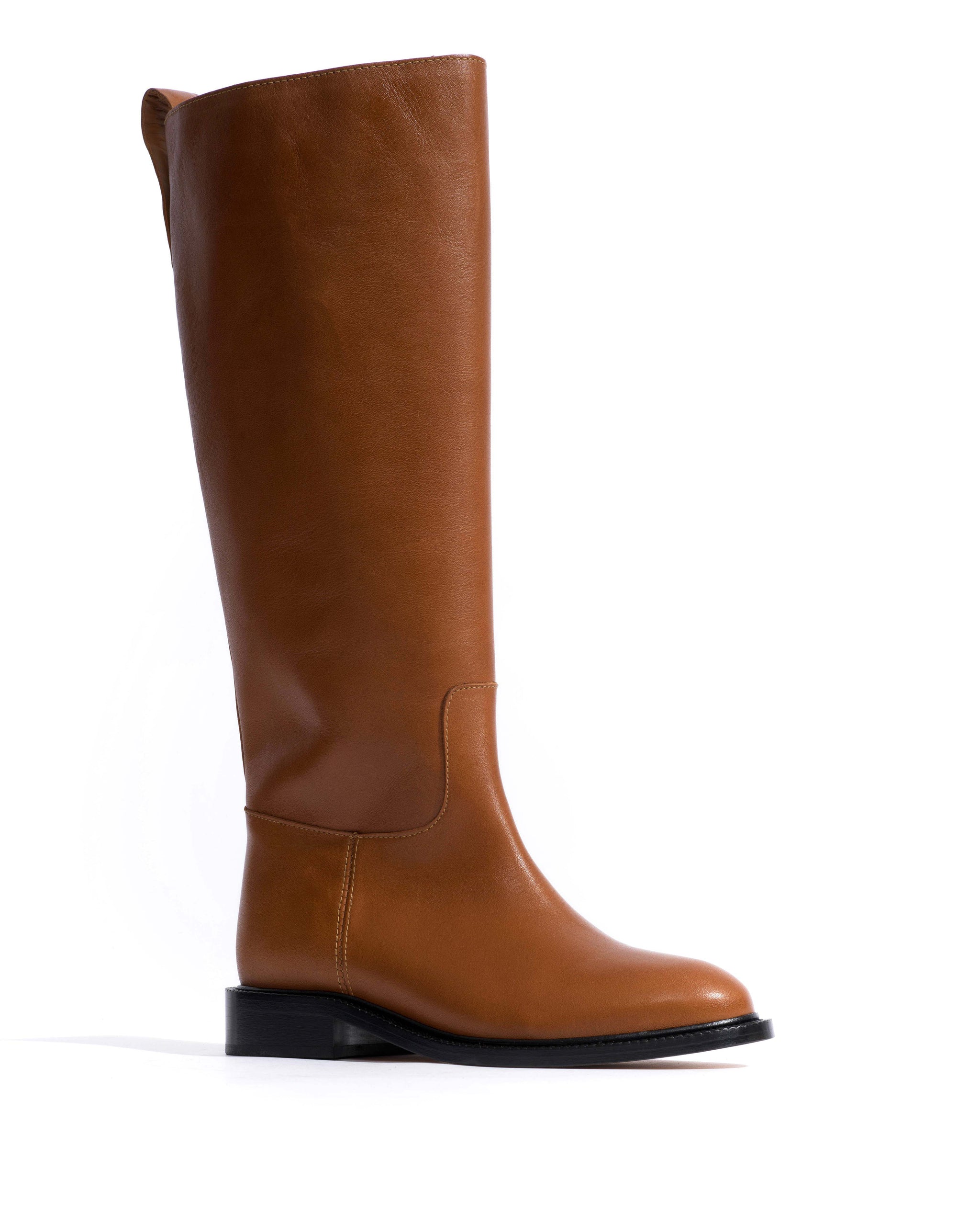Semih Vegetal soft calf Cinnamon - Anonymous Copenhagen High shaft boots