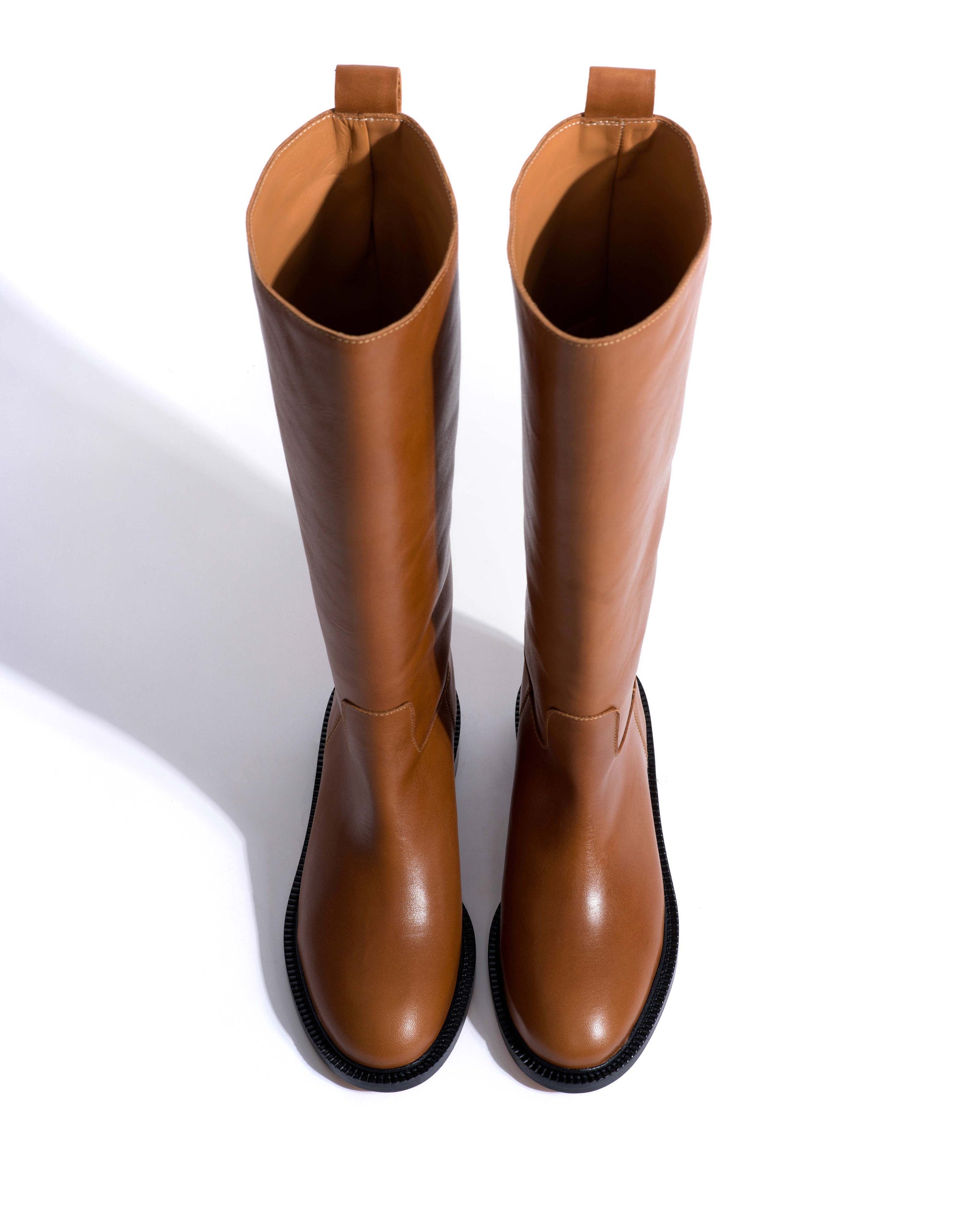 Semih Vegetal soft calf Cinnamon - Anonymous Copenhagen High shaft boots