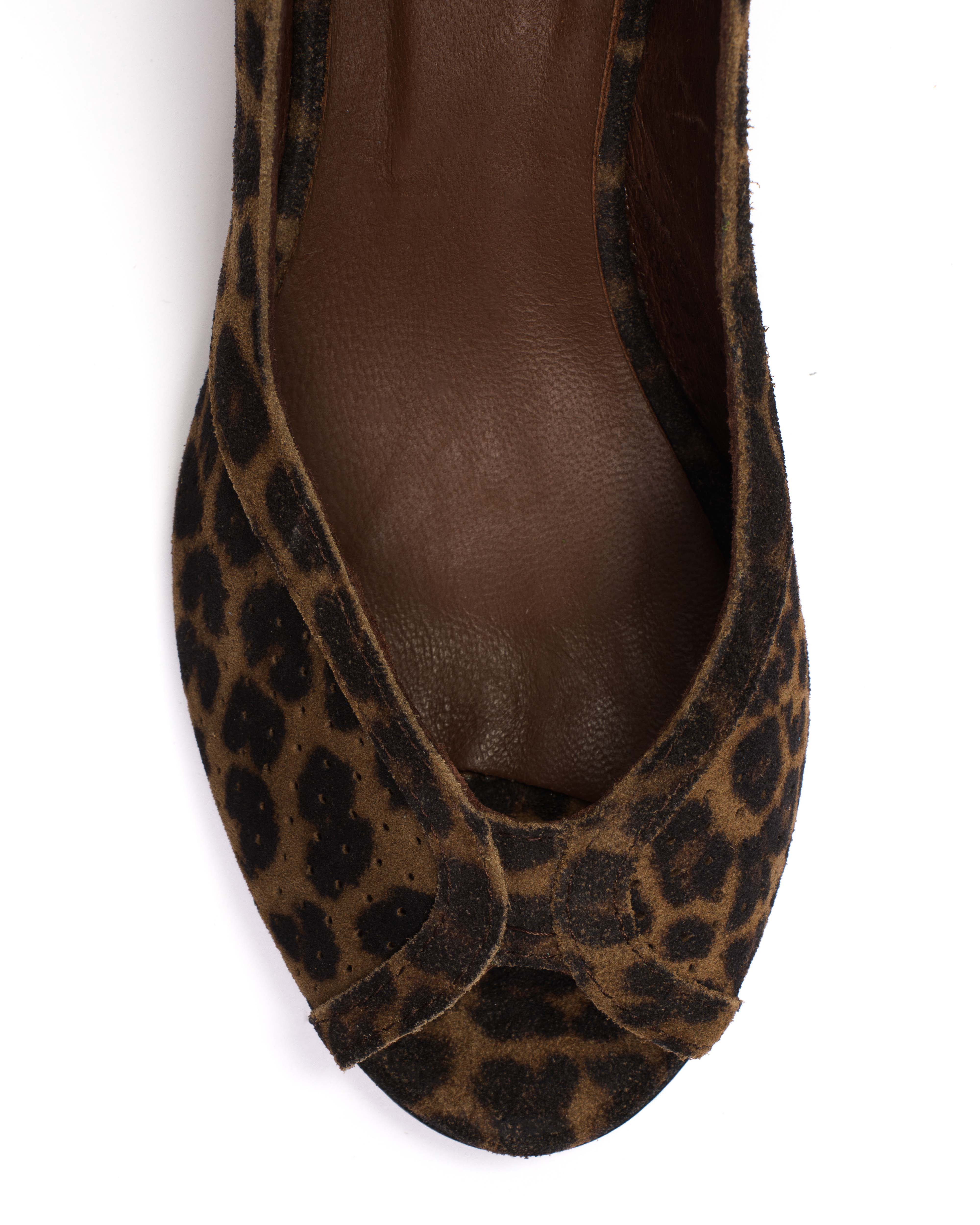 Tiffany stiletto Calf suede print Leopard