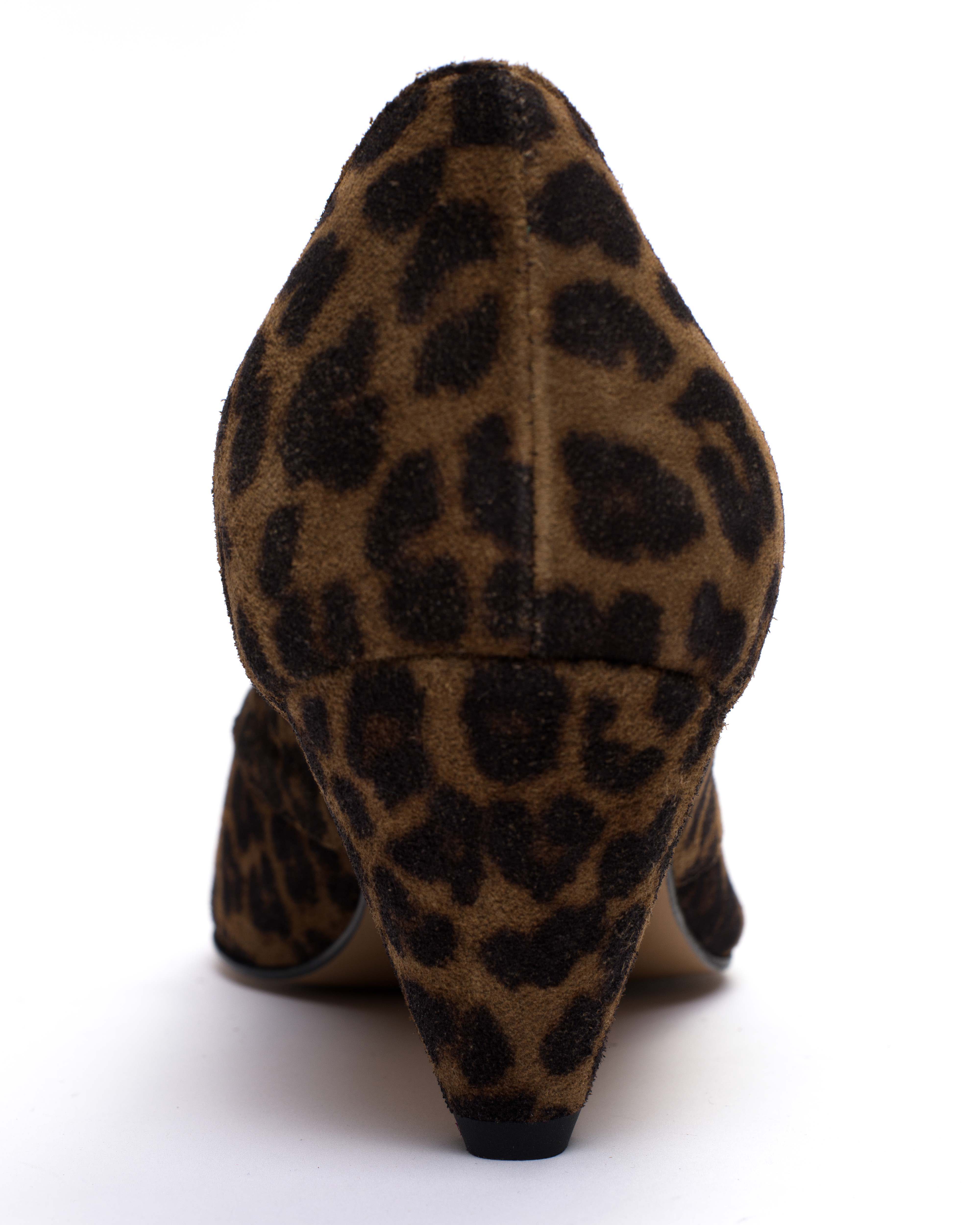 Tiffany stiletto Calf suede print Leopard