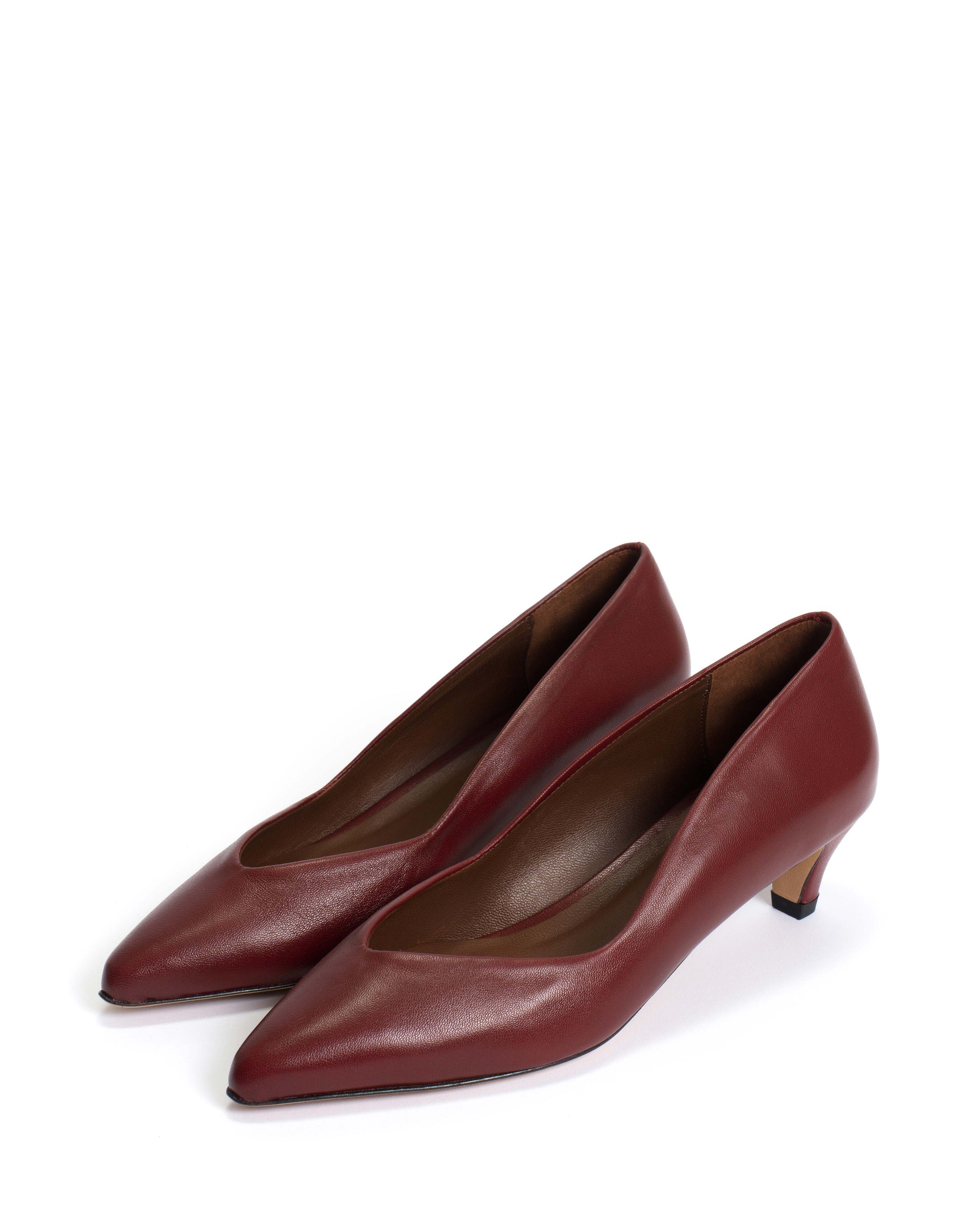 Trini 40 stiletto Shiny lamb Pomegranate - Anonymous Copenhagen