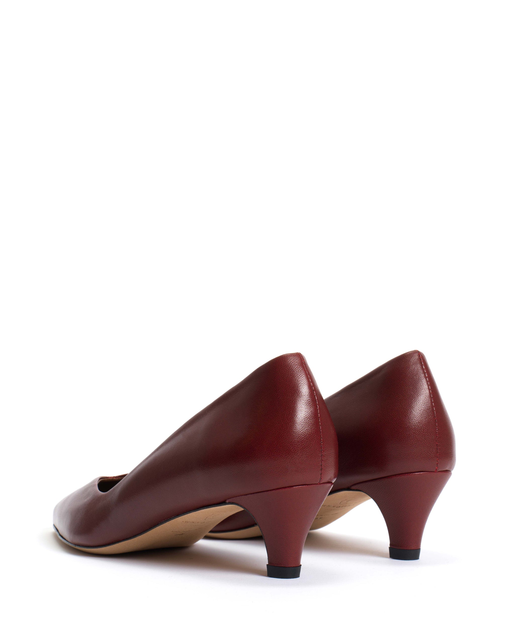 Trini 40 stiletto Shiny lamb Pomegranate - Anonymous Copenhagen