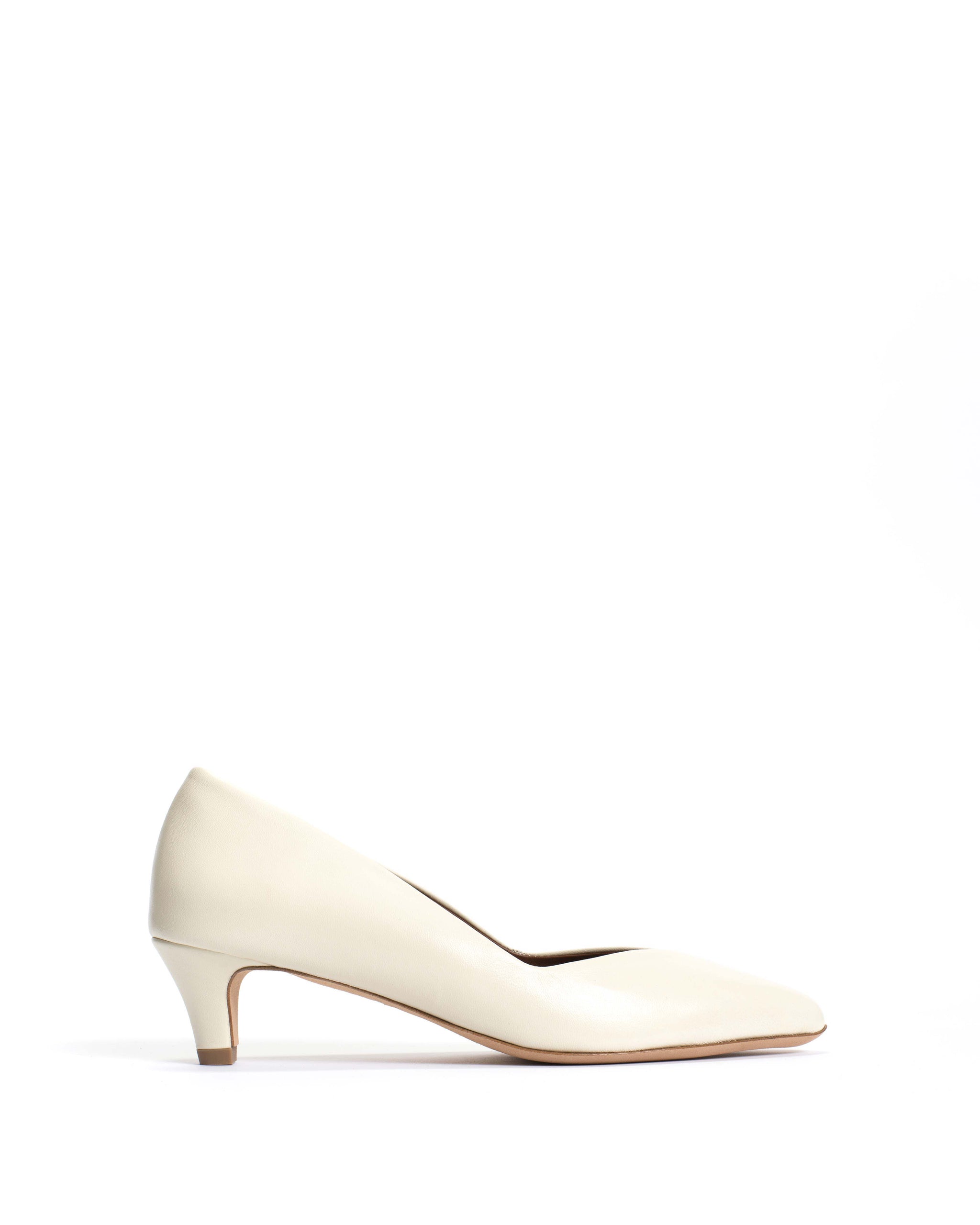 Trini 40 stiletto Shiny lamb White sand - Anonymous Copenhagen