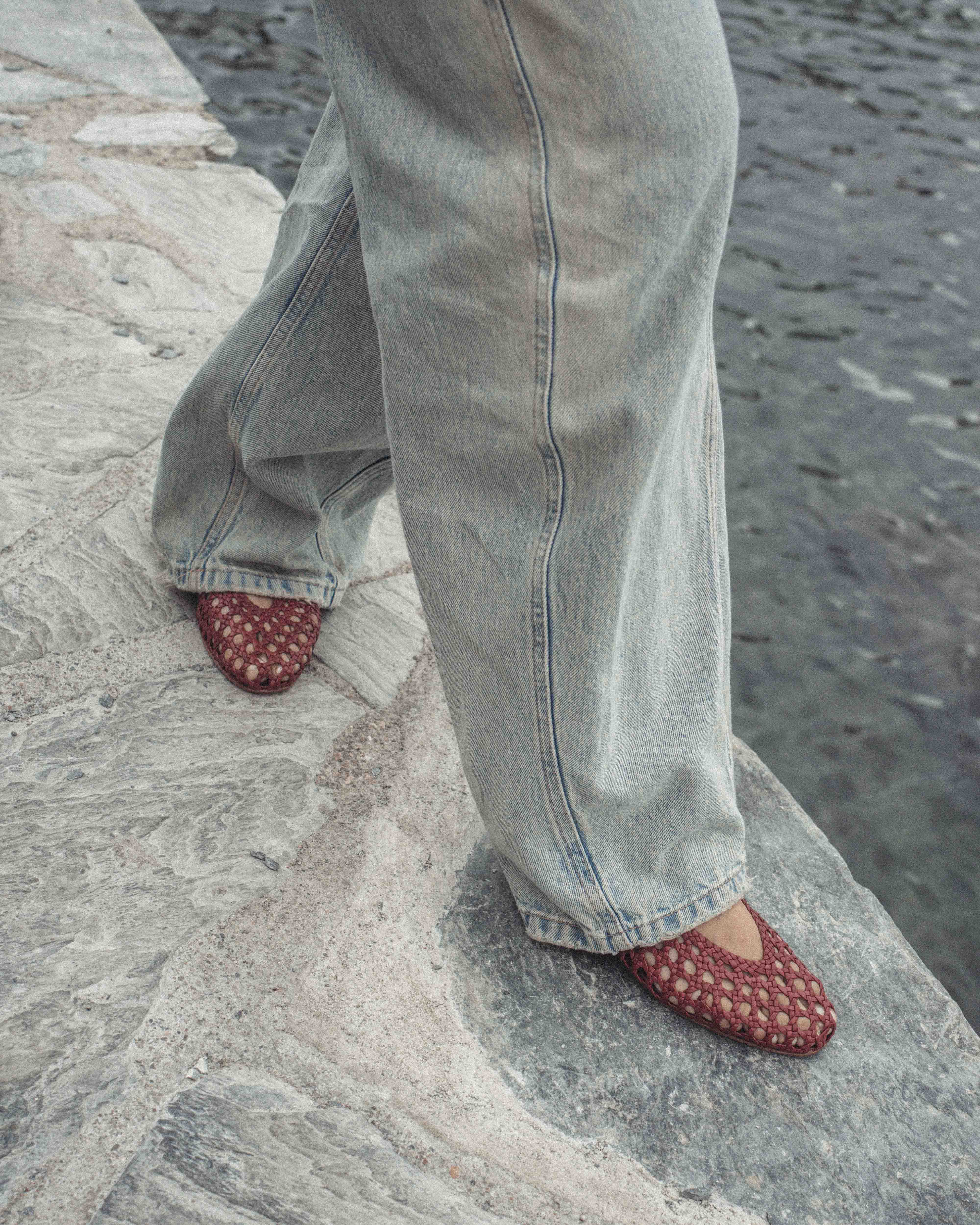Hand-braided shoes