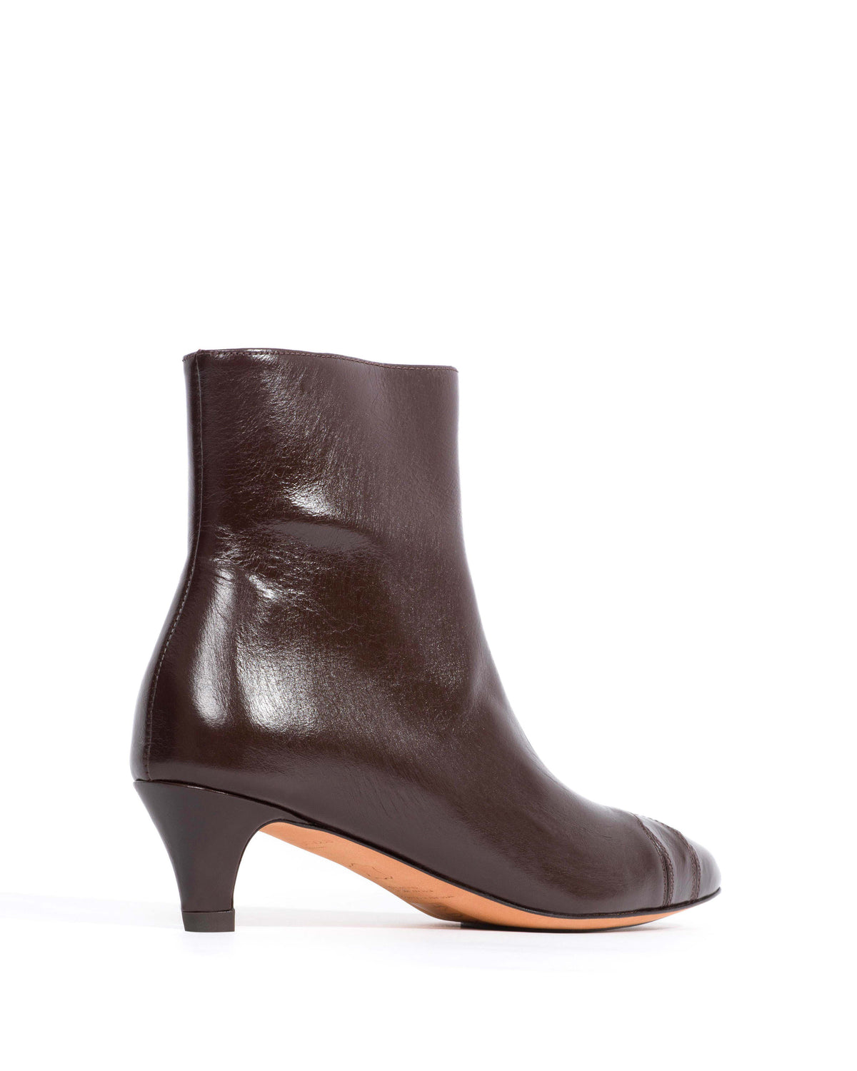 Avy 40 stiletto Crinkled soft calf Espresso brown