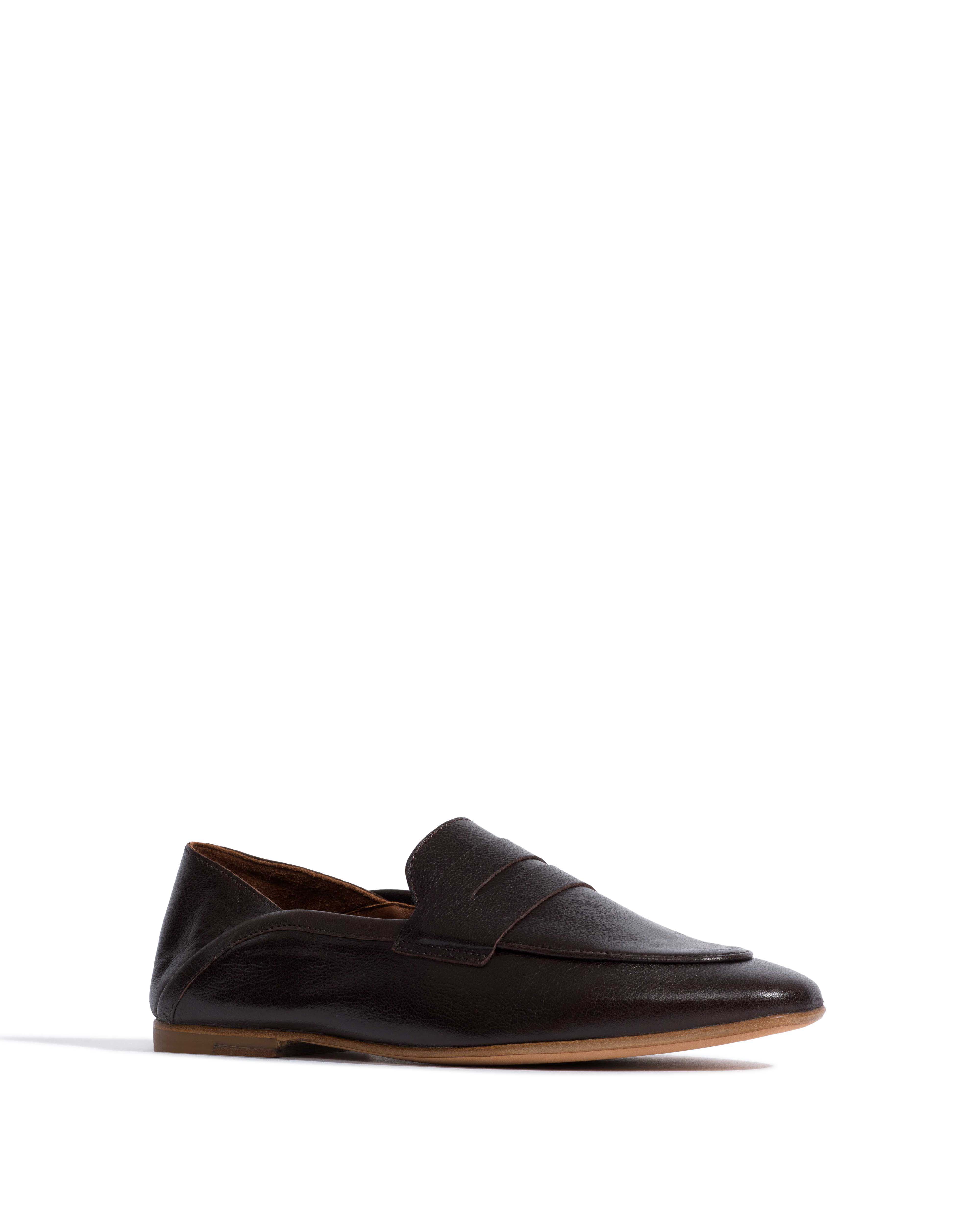 Lindsay Natural grain soft calf Espresso brown