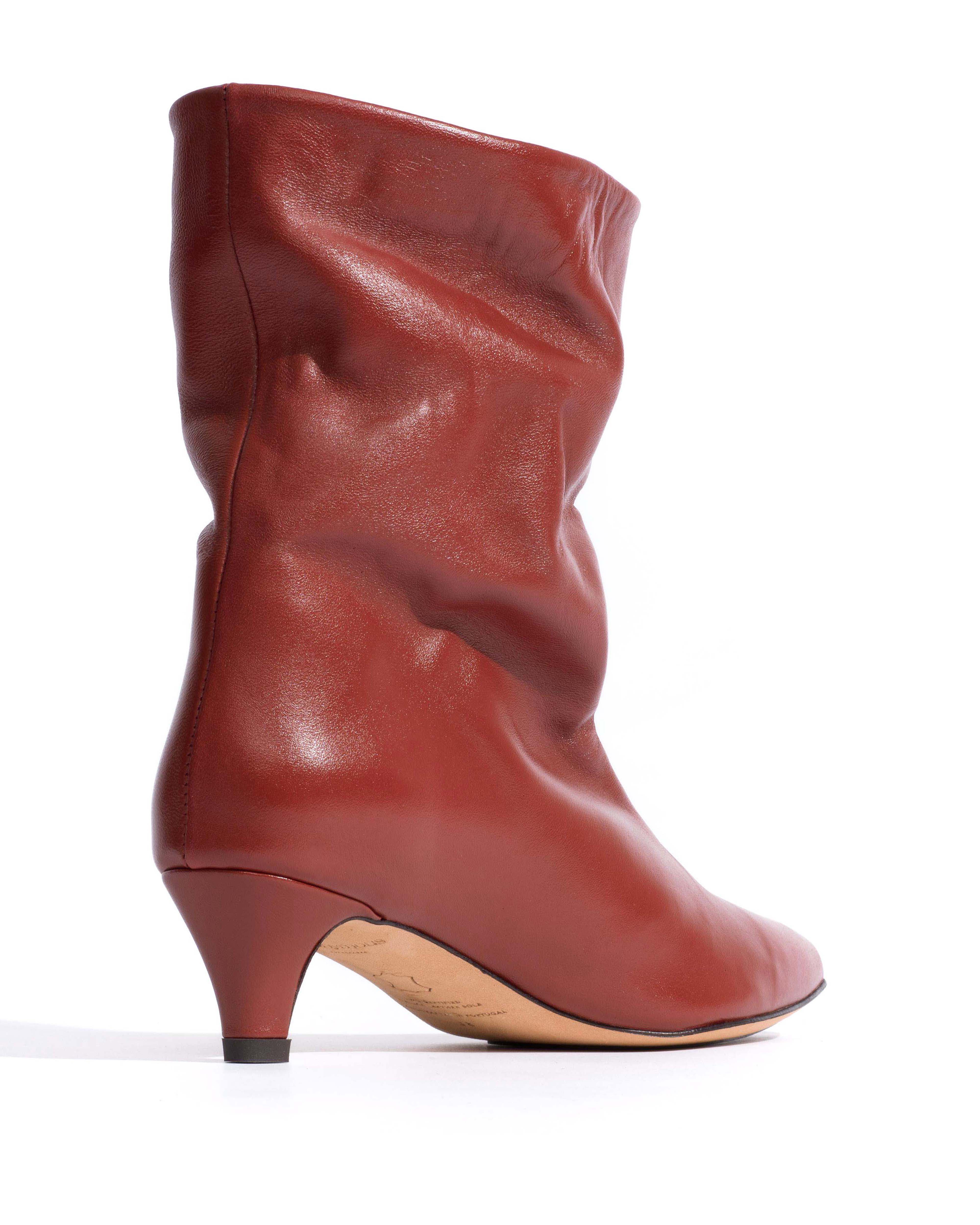 Sweeney 40 stiletto Silky calf Terracotta