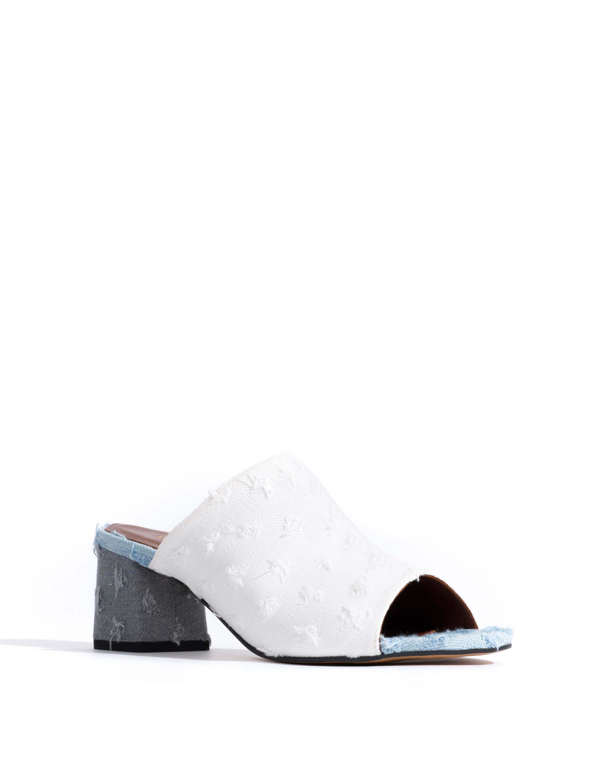 Horizon 55 Denim mix Distressed washed white & Distressed washed blue & Distressed washed grey